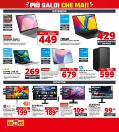 Anteprima del volantino Volantino Comet	 valido a partire dal 02.01.2026 | Pagina: 10 | Prodotti: Schermo, Monitor, Video, Samsung