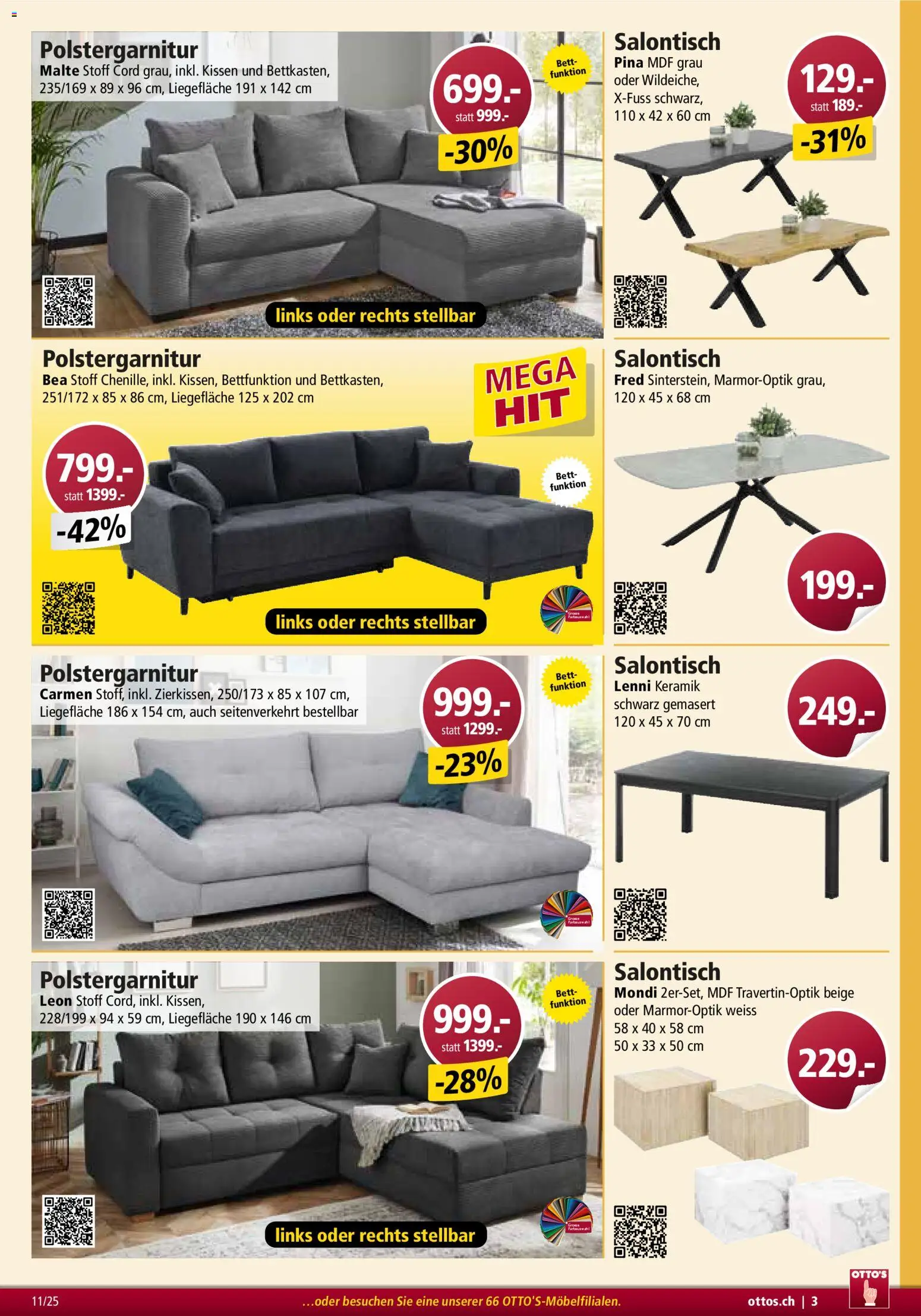 Otto's Aktionen Möbelflyer – gültig ab 01.11.2025 | Seite: 3