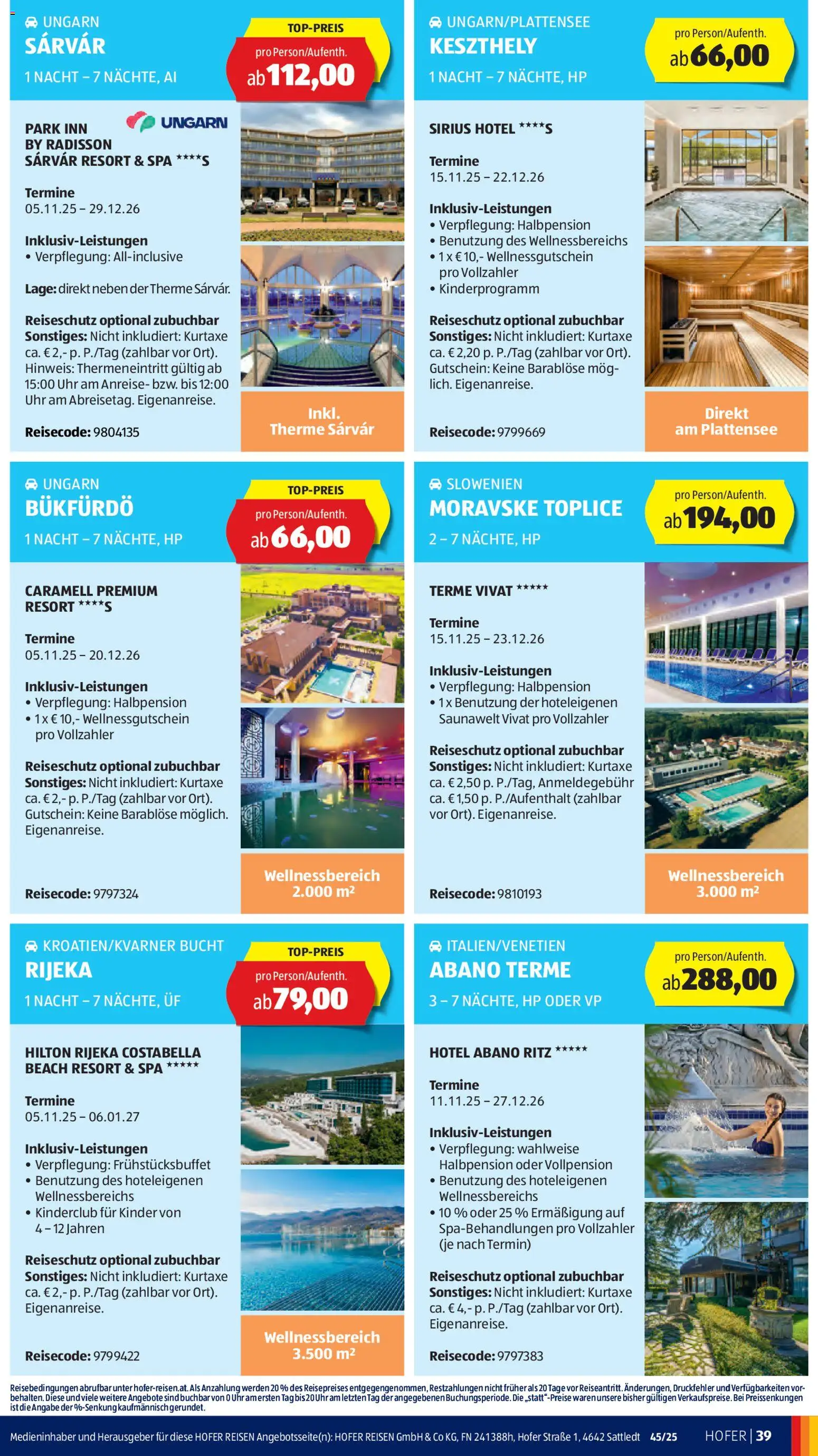 Hofer AT akciós ujság - amely érvényes a következő dátumtól: 31.10.2025 | Oldal: 43