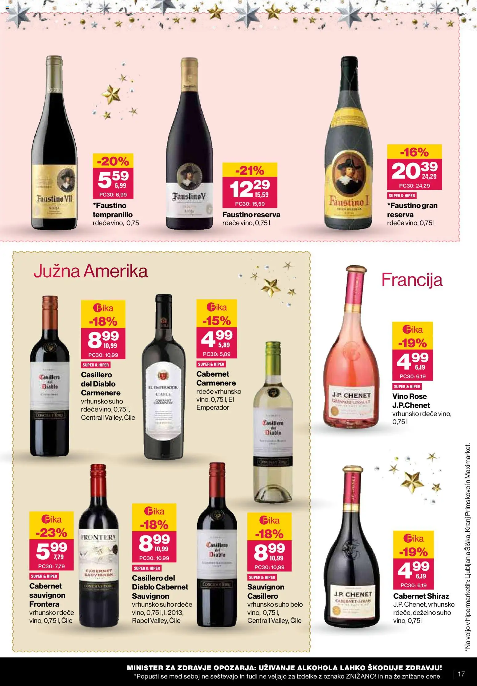 Novi Mercator katalog ponudbe – veljaven od 03.12.2025 | Stran: 17 | Izdelki: Vino