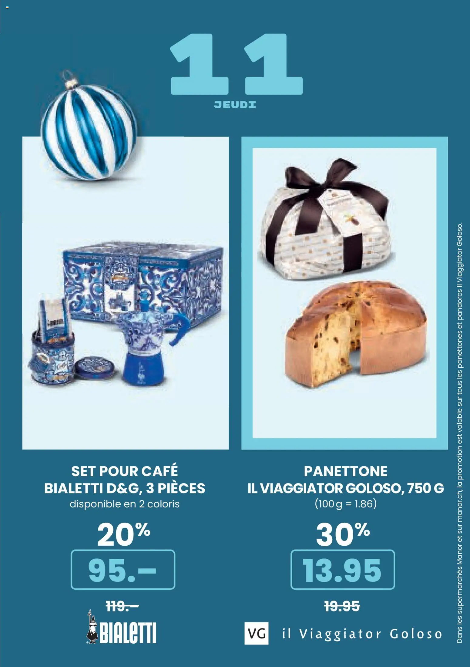 Manor Aktionen Calendrier de L'Avent – gültig ab 01.12.2025 | Seite: 13