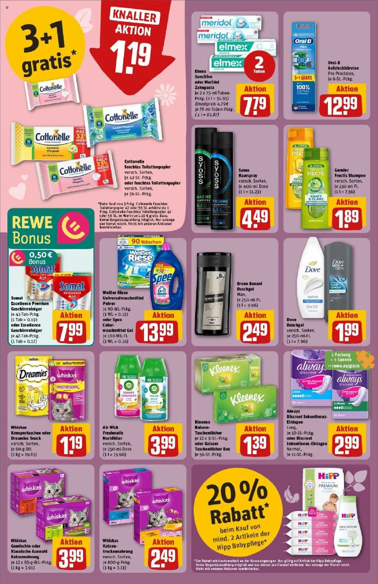 Rewe prospekt Frankfurt / Nieder-Eschbach	 - gültig ab dem 01.06.2025 | Seite: 22 | Produkte: Haarspray, Spee, Waschmittel, Whiskas