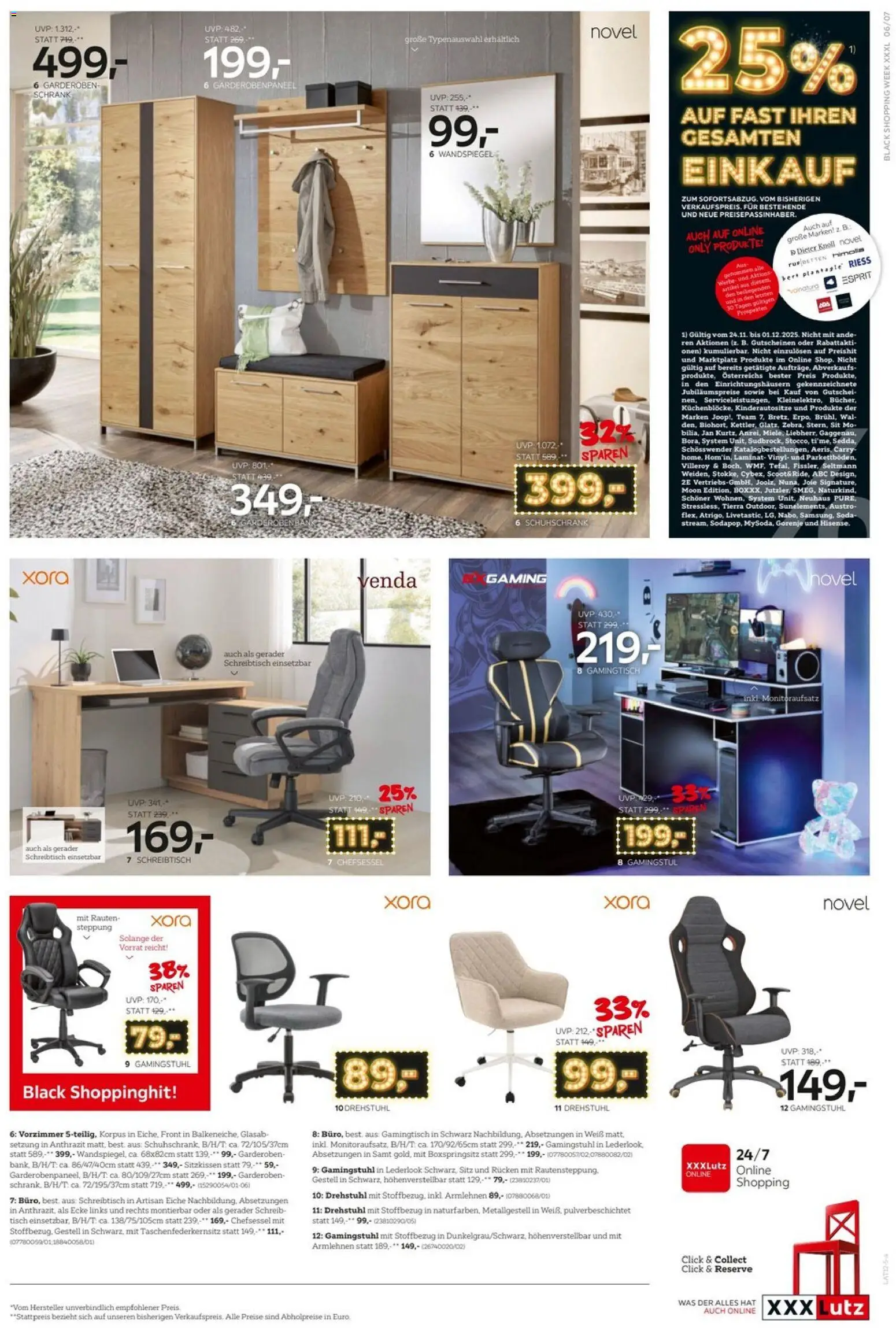 XXXLutz - Black Friday gültig ab 25.11.2025 | Seite: 7 | Produkte: Tisch, Schrank