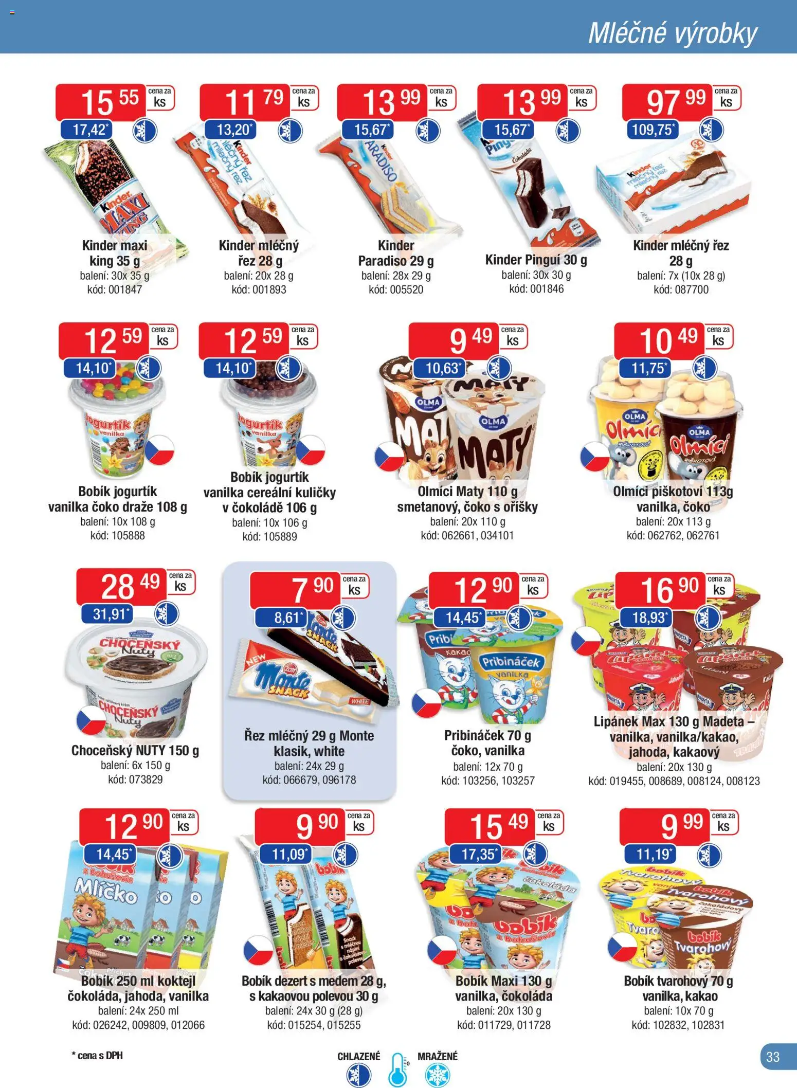 Astur & Qanto leták - Velkoobchod fresh 12/2025 od 01.12.2025 | Strana: 33 | Produkty: Lipánek, Čokoláda, Kinder Pinguí, Kakao