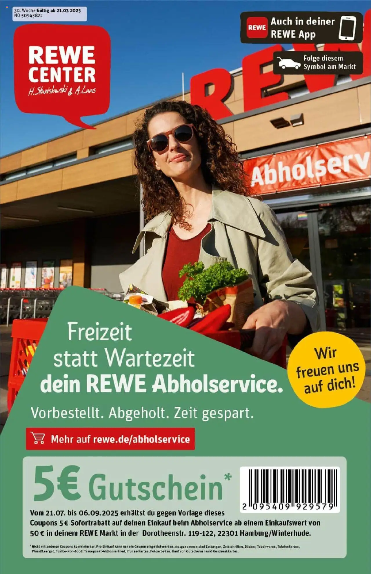 Rewe prospekt Hamburg	 - gültig ab dem 20.07.2025 | Seite: 1