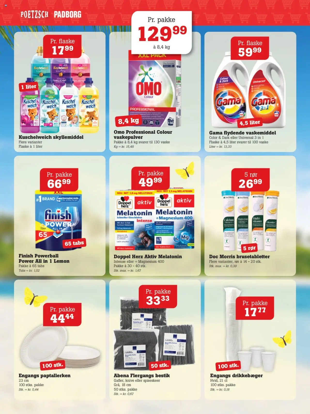 Poetzsch Padborg Tilbudsavis gyldig fra 26.06.2025 | Side: 23 | Produkter: Vaskepulver, Skyllemiddel, Tablets