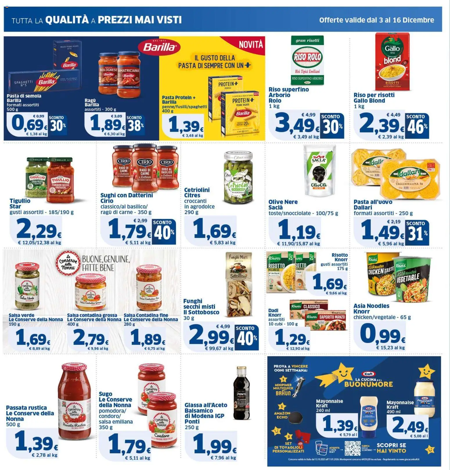 Volantino SIGMA del 03.12.2025 | Pagina: 16 | Prodotti: Pesto, Ragú, Pistacchi, Cetriolini