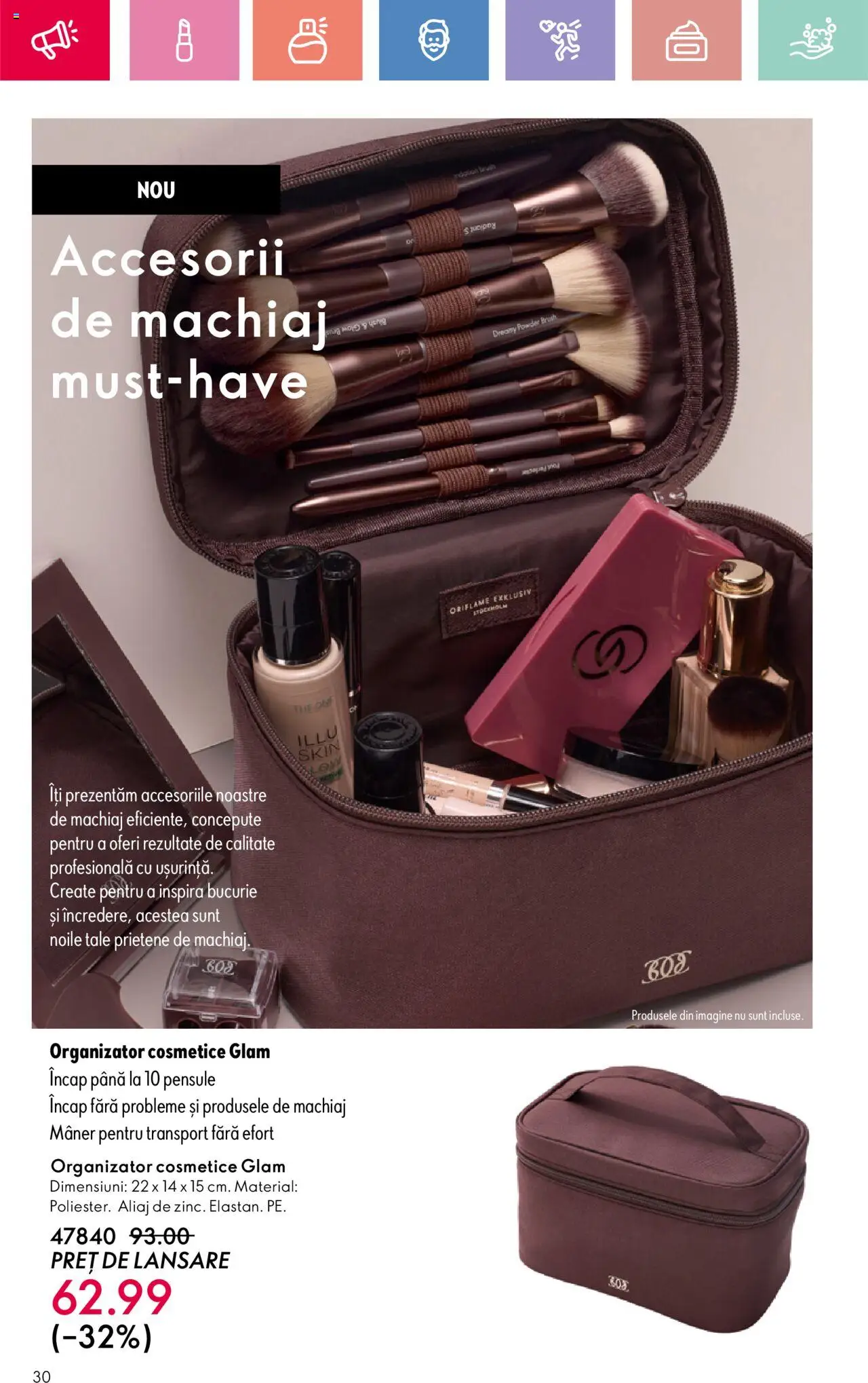 Noul catalog Oriflame – valabil de la 06.07.2025 | Pagină: 30 | Produse: Mâner, Machiaj