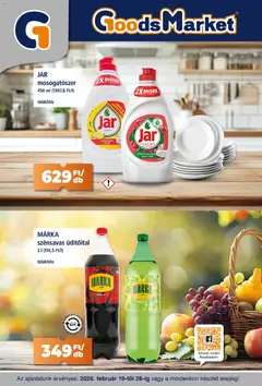 Goods Market Akciós újság - amely érvényes a következő dátumtól: 19.02.2026