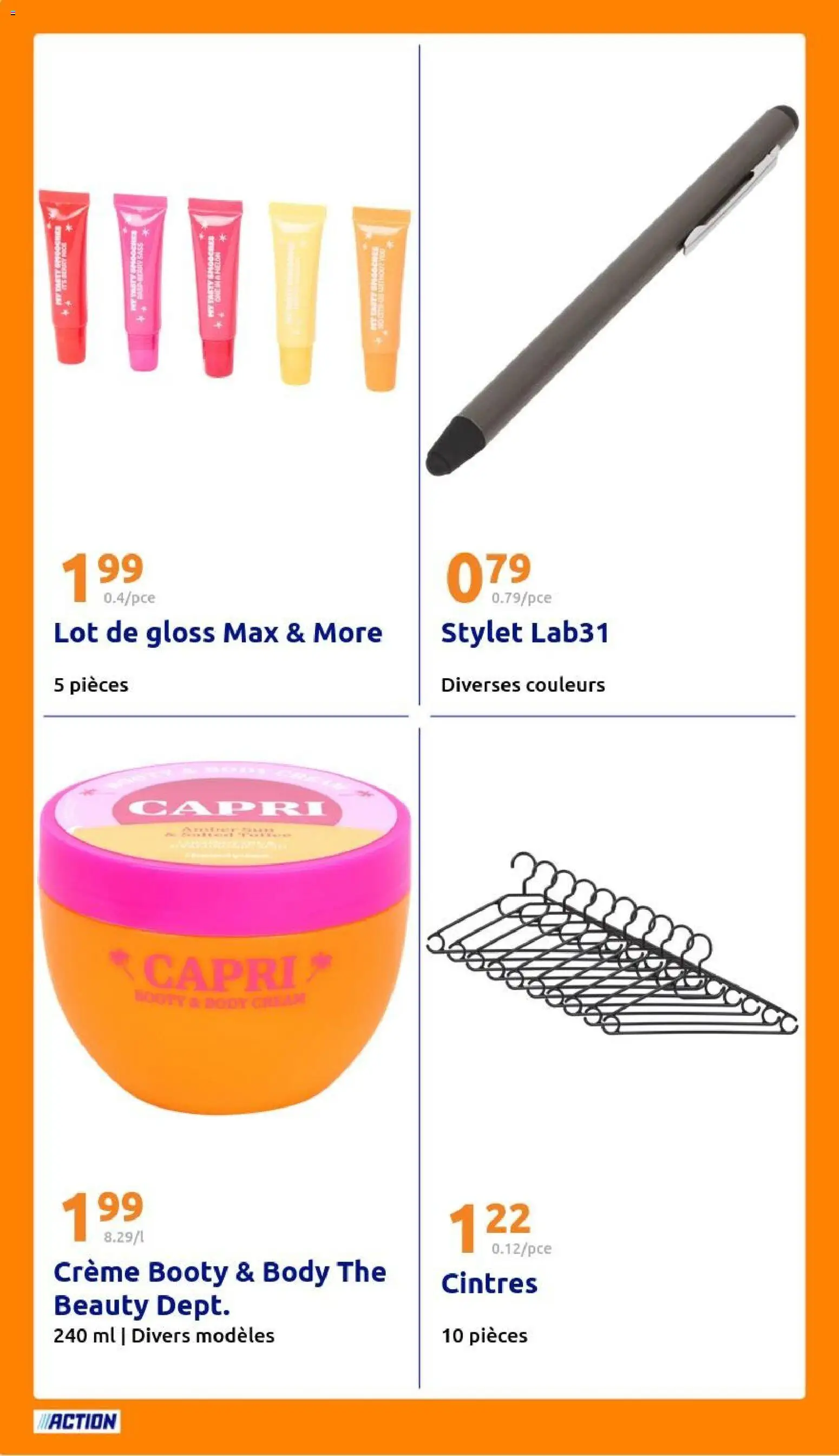 {H1} | Page: 24 | Produits: Gloss, Body, Thé, Crème