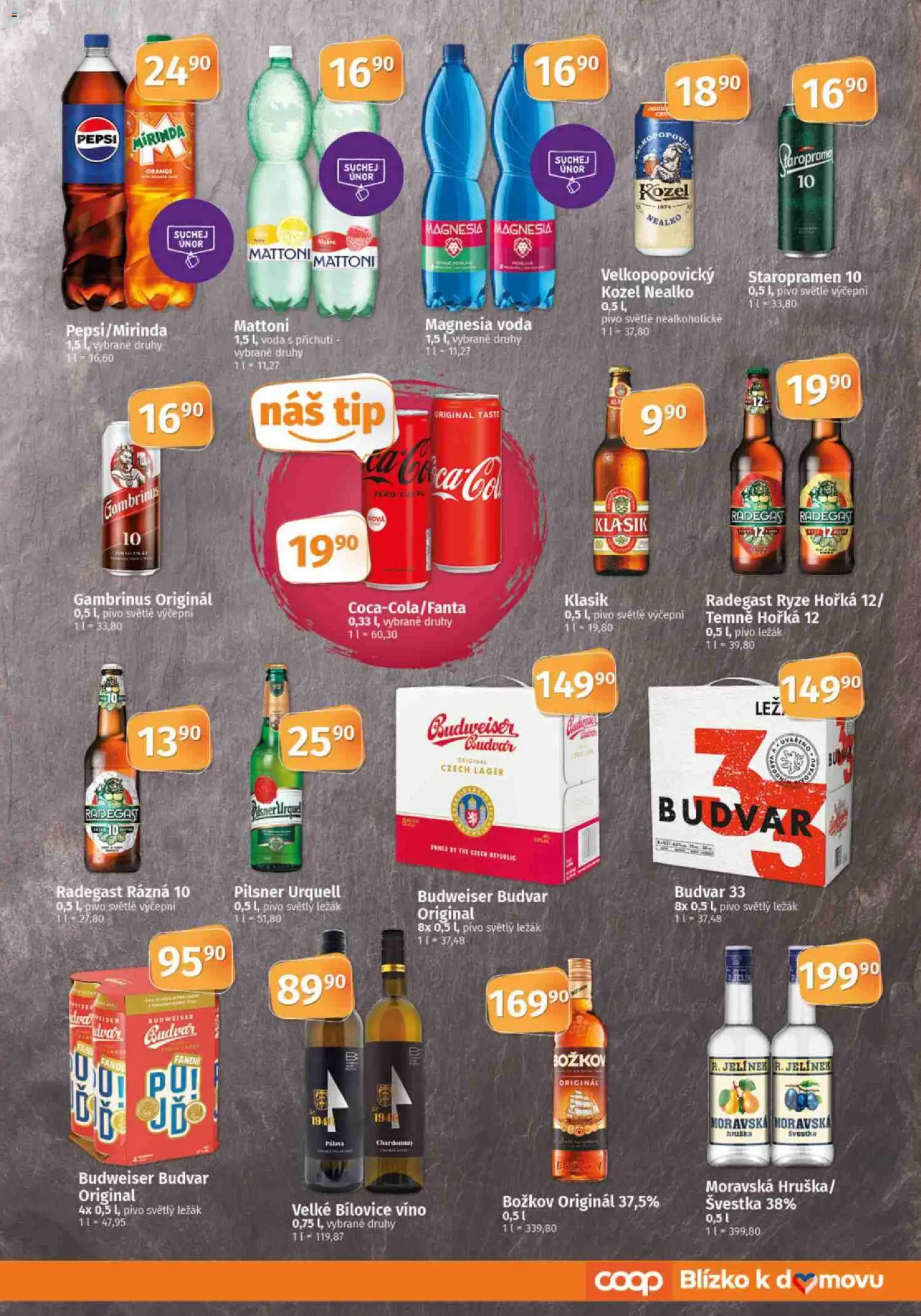 Konzum leták od 28.01.2026 | Strana: 7 | Produkty: Pivo, Magnesia, Velkopopovický Kozel, Božkov originál