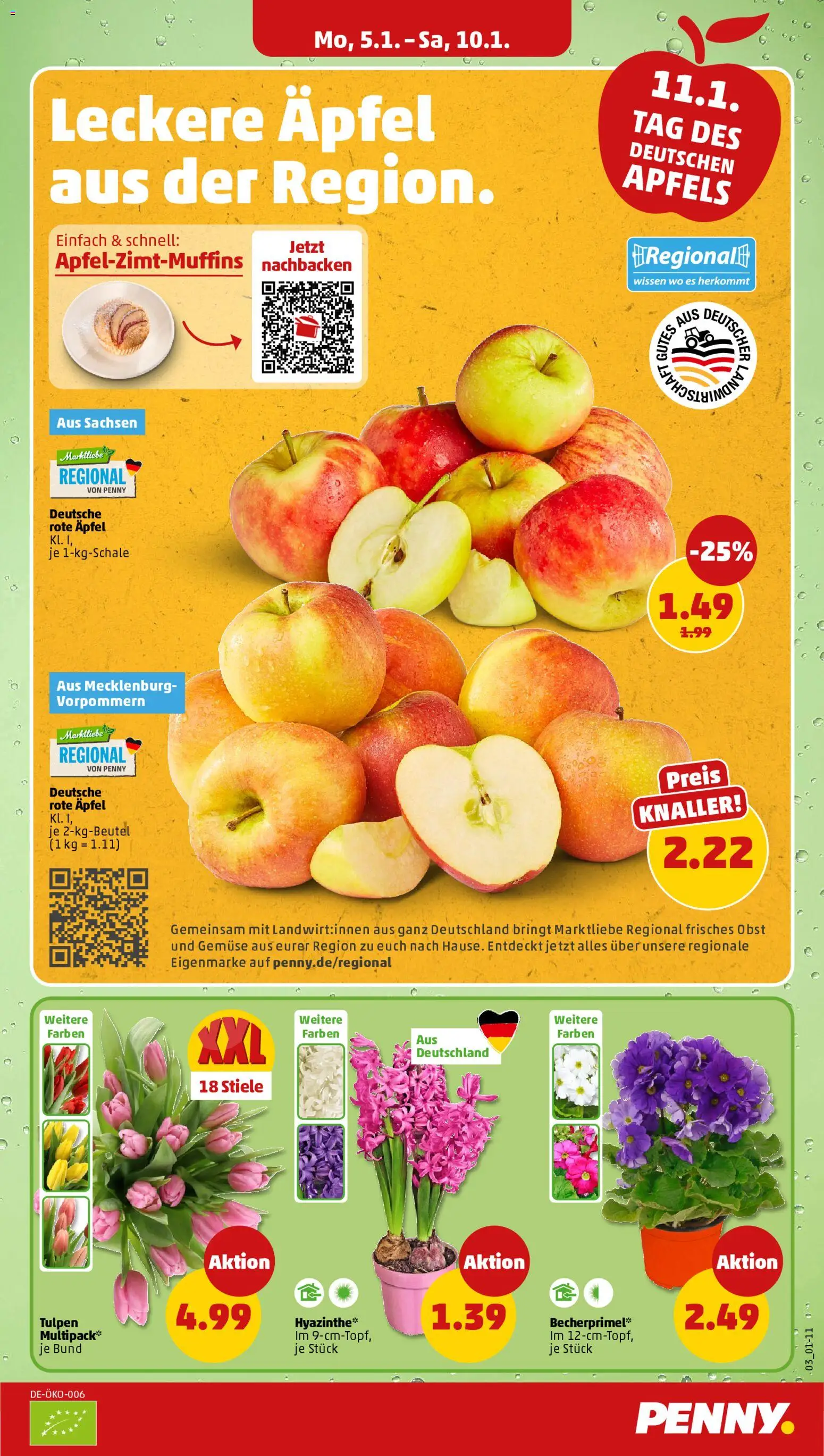 Penny Prospekt 	 – gültig ab 05.01.2026 | Seite: 3 | Produkte: Äpfel, Gemüse, Obst