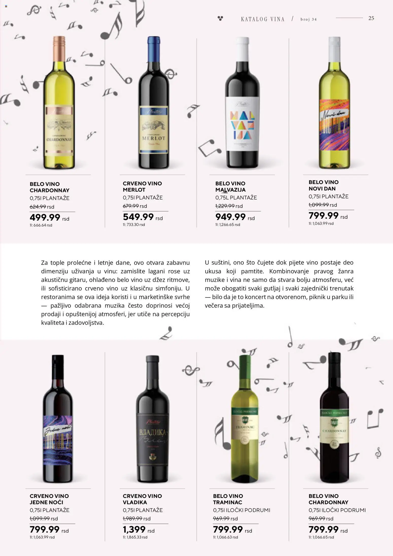 Idea katalog - važi od 09.04.2026 | Strana: 25 | Proizvode: Chardonnay, Sto, Crveno vino, Belo vino