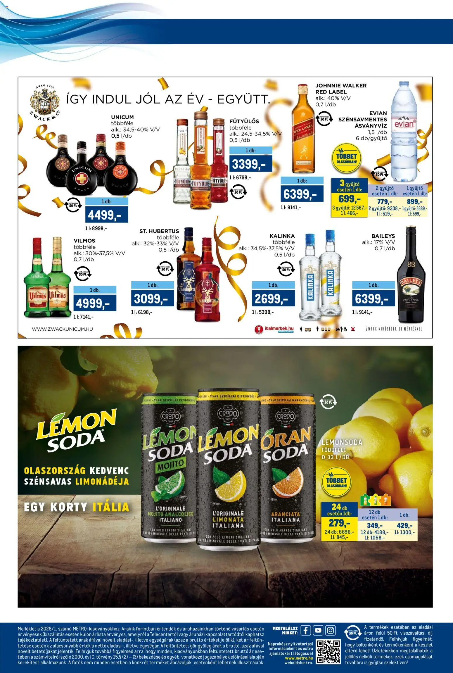 Metro akciós ujság - amely érvényes a következő dátumtól: 16.01.2026 | Oldal: 10 | Termékek: Szőlő, Ásványvíz, Só