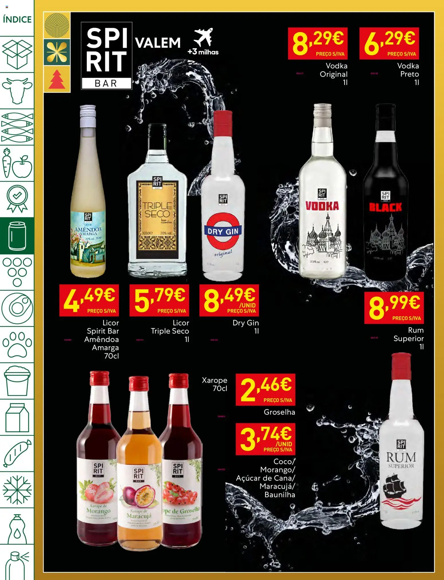 Recheio folheto │ válido de 23.12.2025 | Página: 26 | Produtos: Açúcar, Gin, Xarope, Vodka