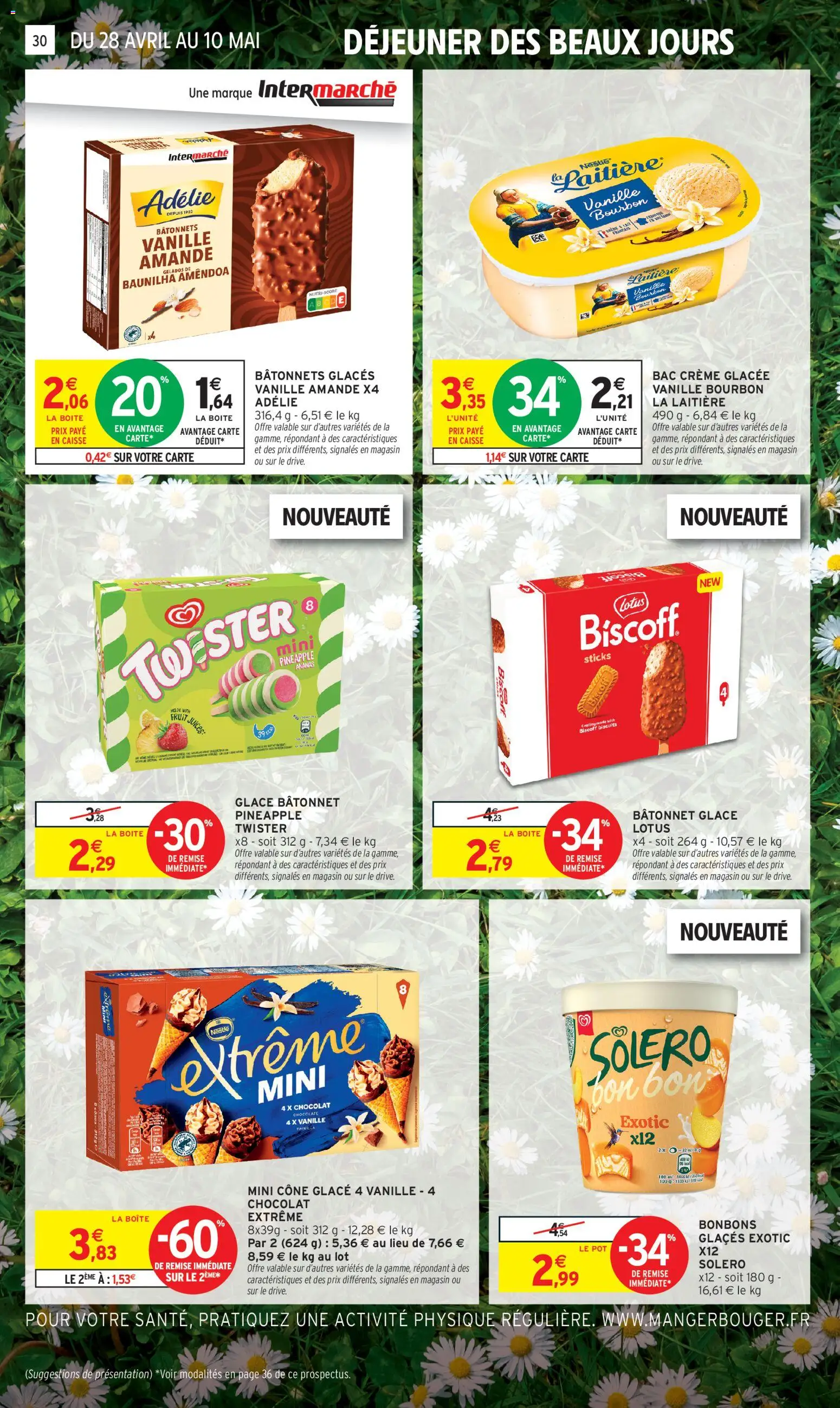 {H1} | Page: 22 | Produits: Chocolat, Bourbon, Crème, Biscuits