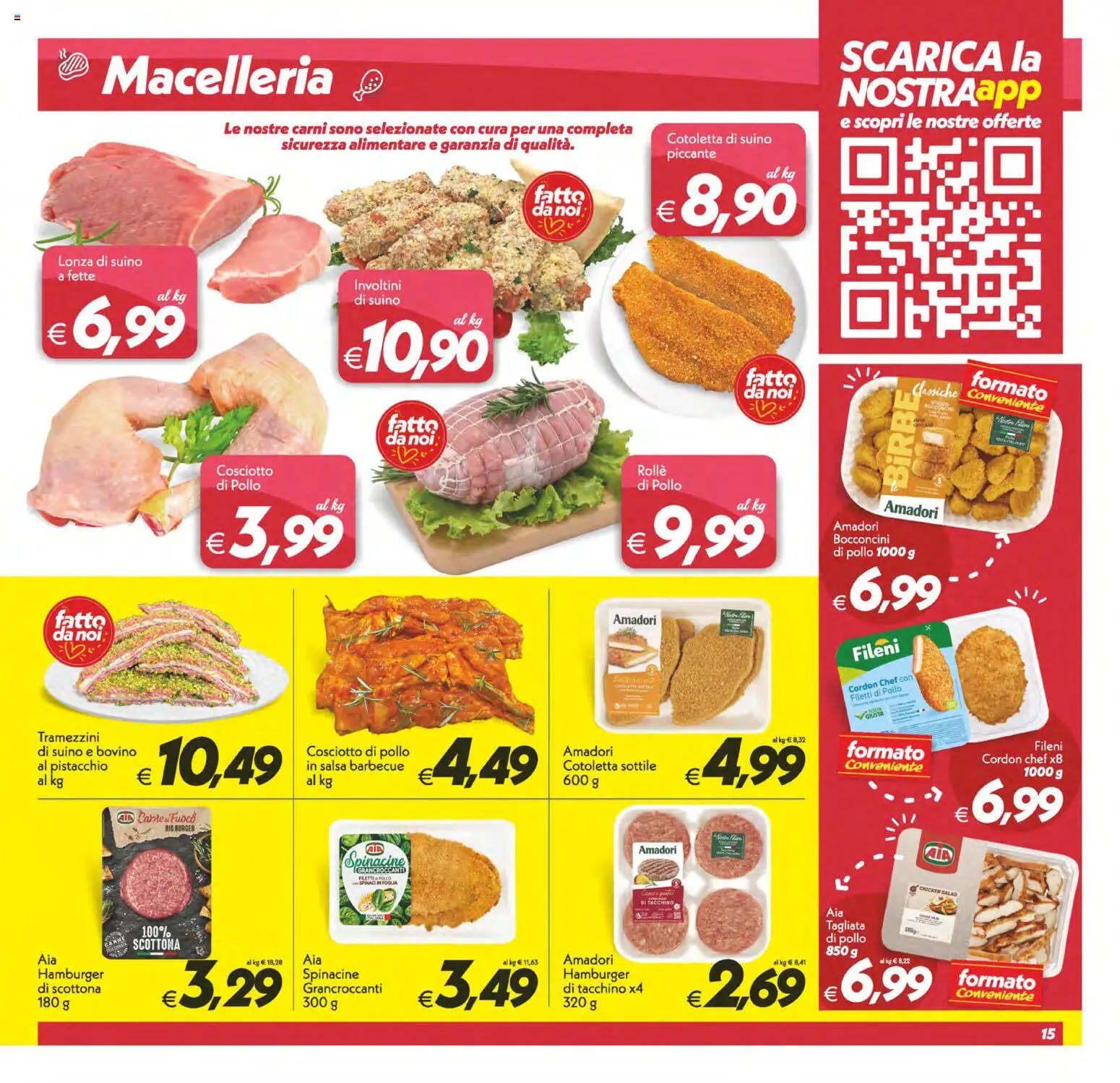 Volantino SuperConveniente del 24.10.2025 | Pagina: 15 | Prodotti: Bovino, Barbecue, Salsa barbecue, Hamburger