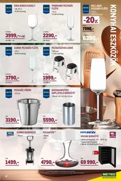 Metro Tavaszi borkatalógus 2026/04 - amely érvényes a következő dátumtól: 01.04.2026 | Oldal: 16 | Termékek: Borhűtő
