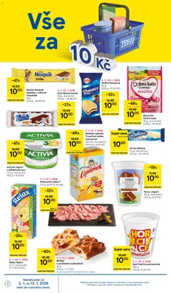 Náhled letáku Senf Hořčice plnotučná, 200 g od 07.01.2026 | Strana: 4 | Produkty: Lipánek, Jogurt, Nesquik, Kaše