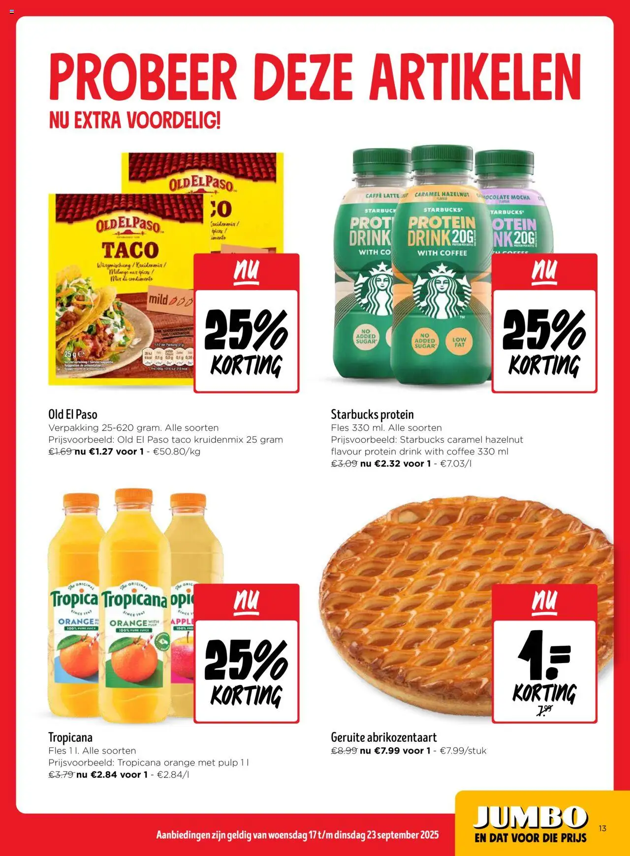  | Pagina: 13 | Producten: Fles, Taco, Tropicana