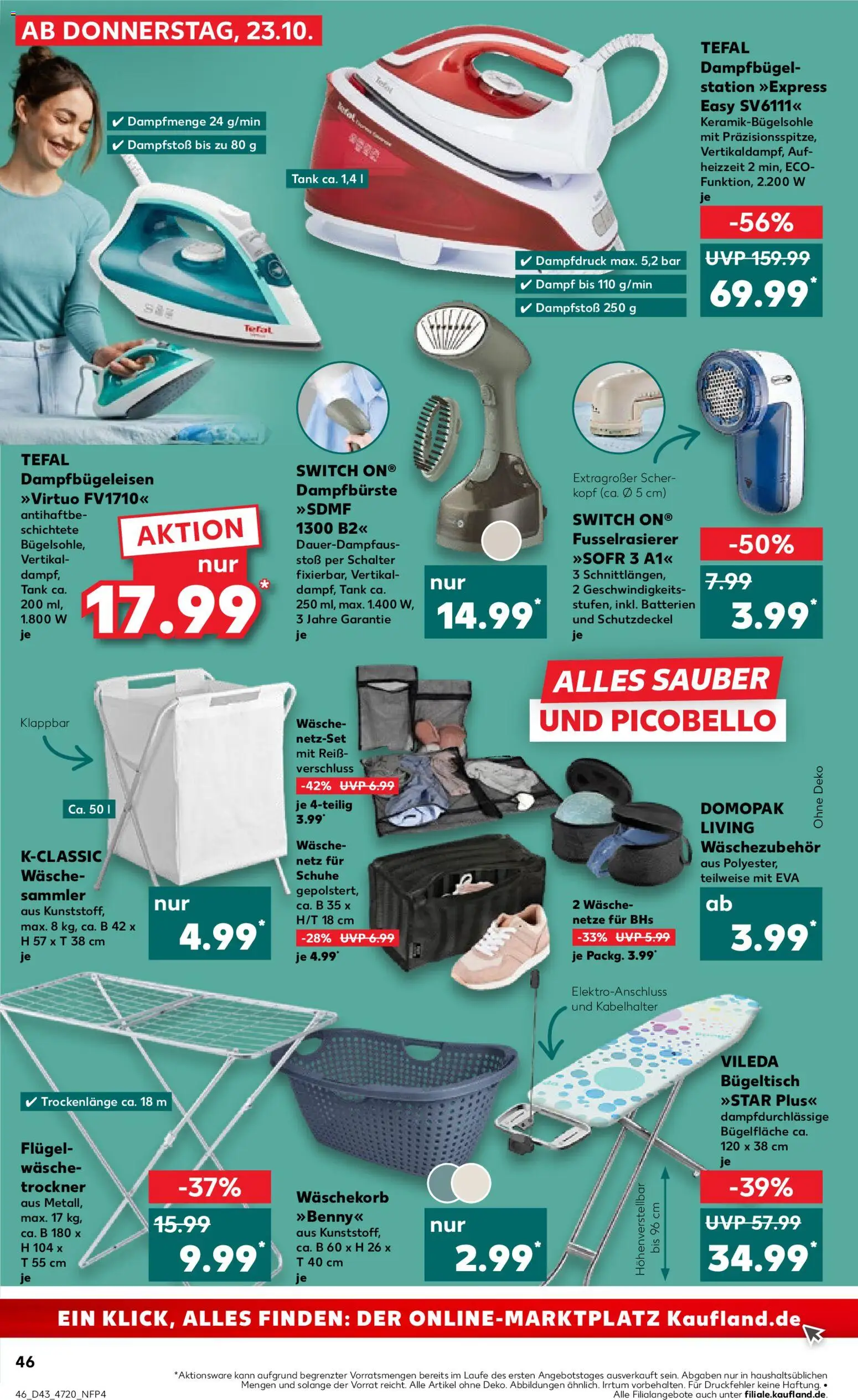 Kaufland prospekt Hannover	 – gültig ab 26.10.2025 | Seite: 46 | Produkte: Trockner, Batterien