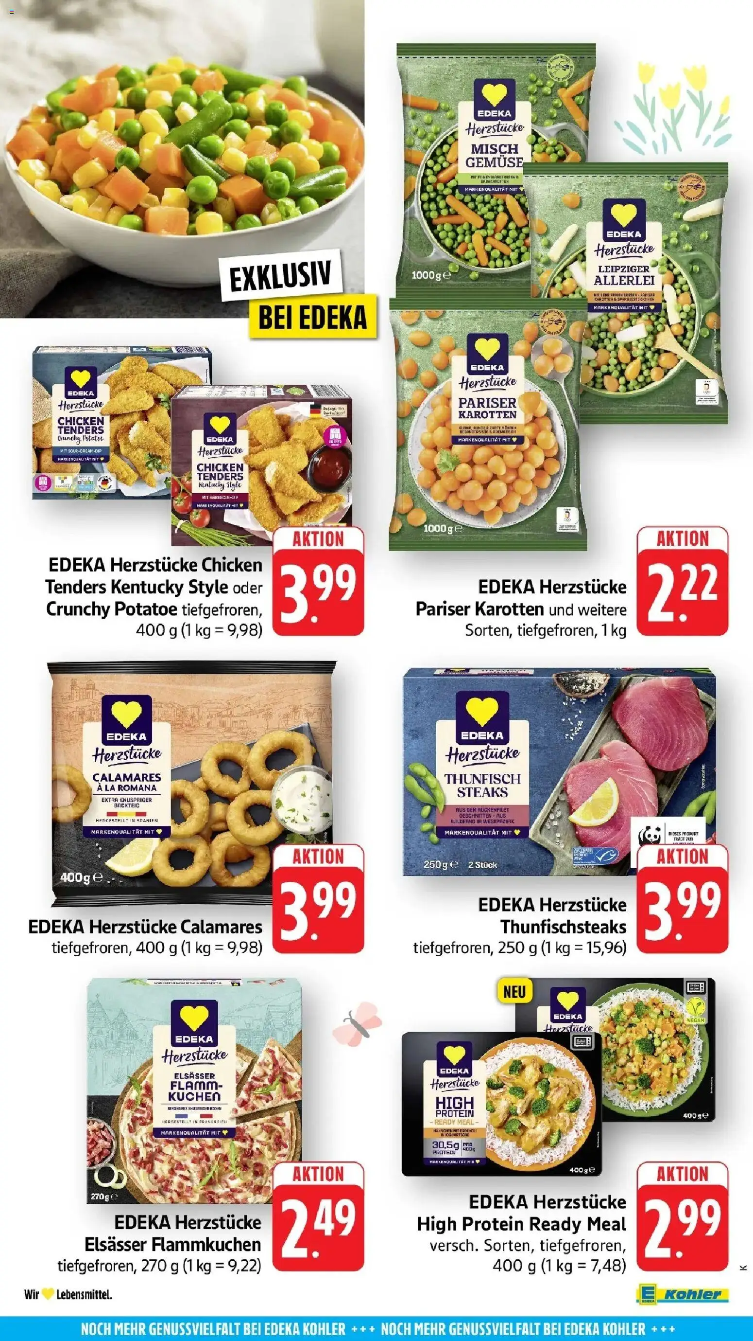 Edeka prospekt Ettenheim	 – gültig ab 23.03.2026 | Seite: 48 | Produkte: Thunfisch, Mohren, Gemüse, Kuchen