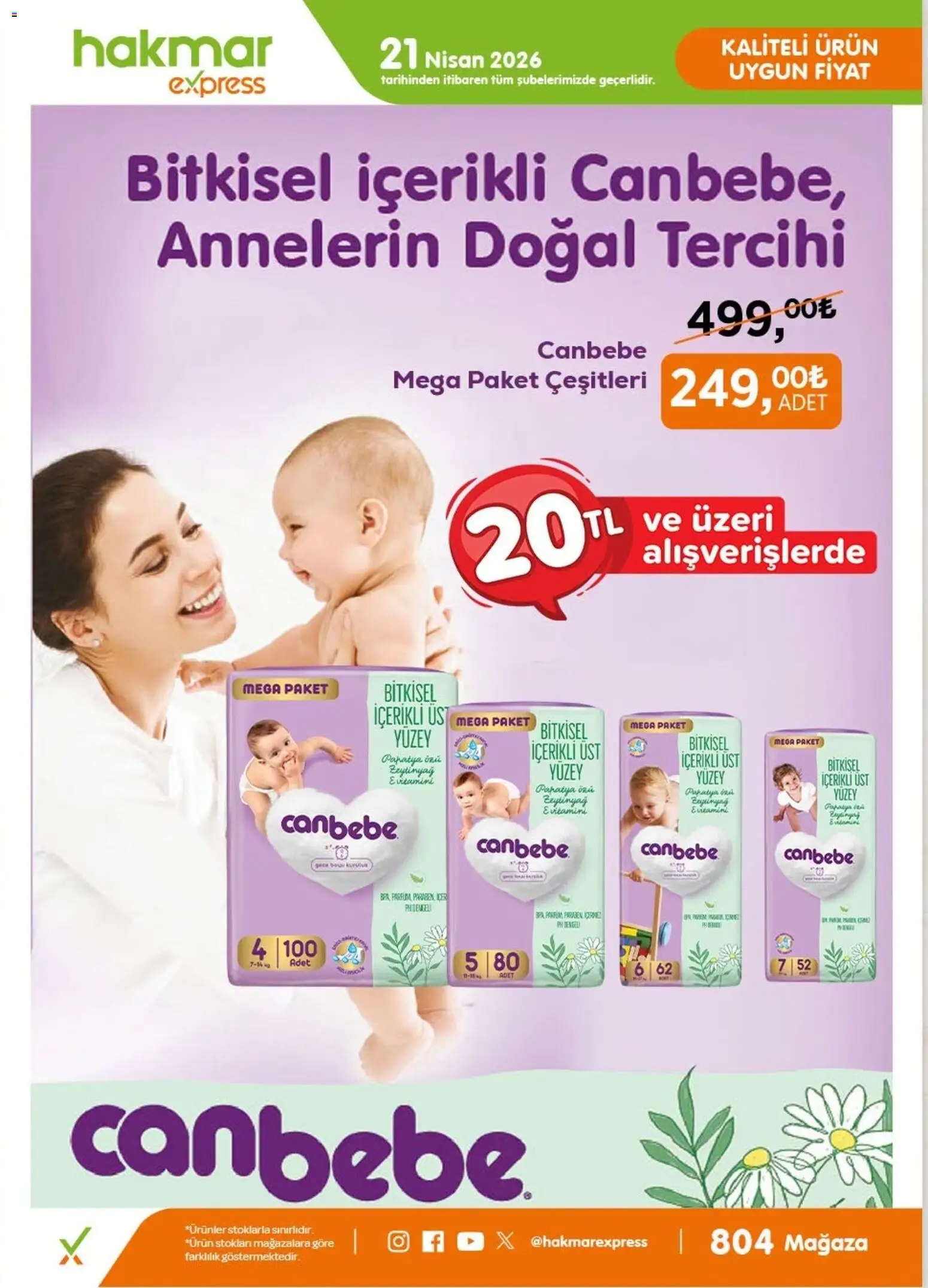 Hakmar Express İndirim - 21.04.2026 tarihinden itibaren geçerlidir | Sayfa: 1