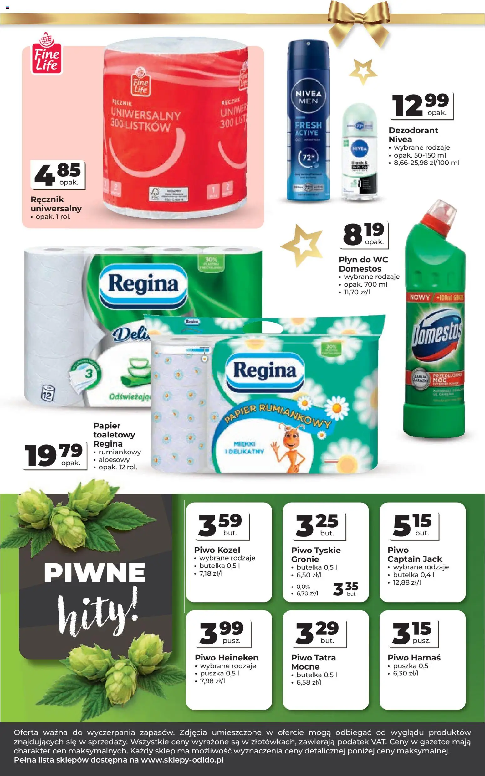 Odido Gazetka od 17.12.2025 | Strona: 8 | Produkty: Harnaś, Piwo kozel, Dezodorant, Heineken