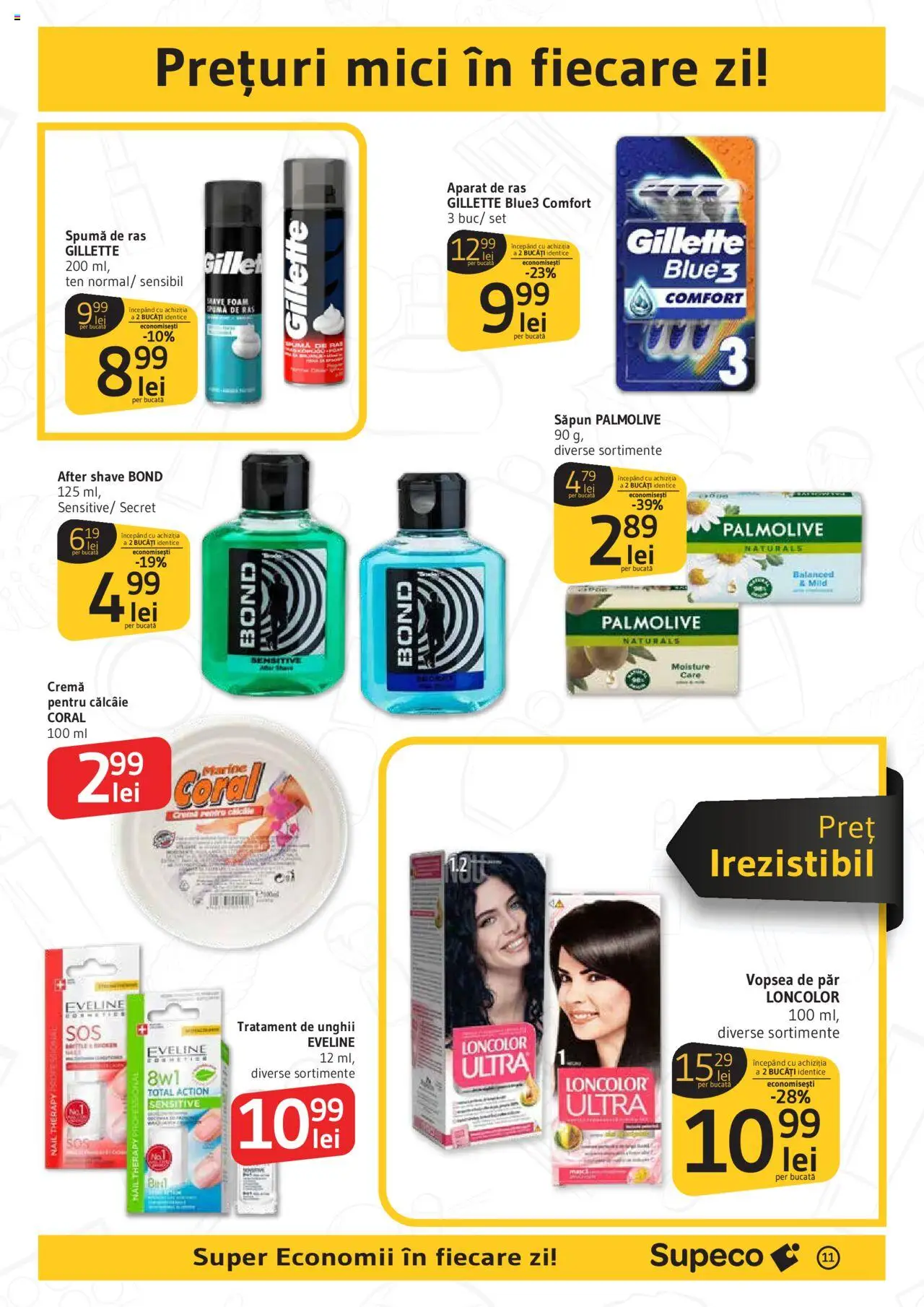 Noul catalog Supeco – valabil de la 02.10.2025 | Pagină: 11 | Produse: Aparat De Ras, Vopsea, Mici, Cremă