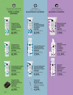 Pré-visualização Clearskin Pore & Shine Control Geleia de Limpeza Carvão Purificante, Clearskin Pore & Shine Control Purifying Charcoal Jelly Cleanser válido de 01.10.2025 | Página: 144