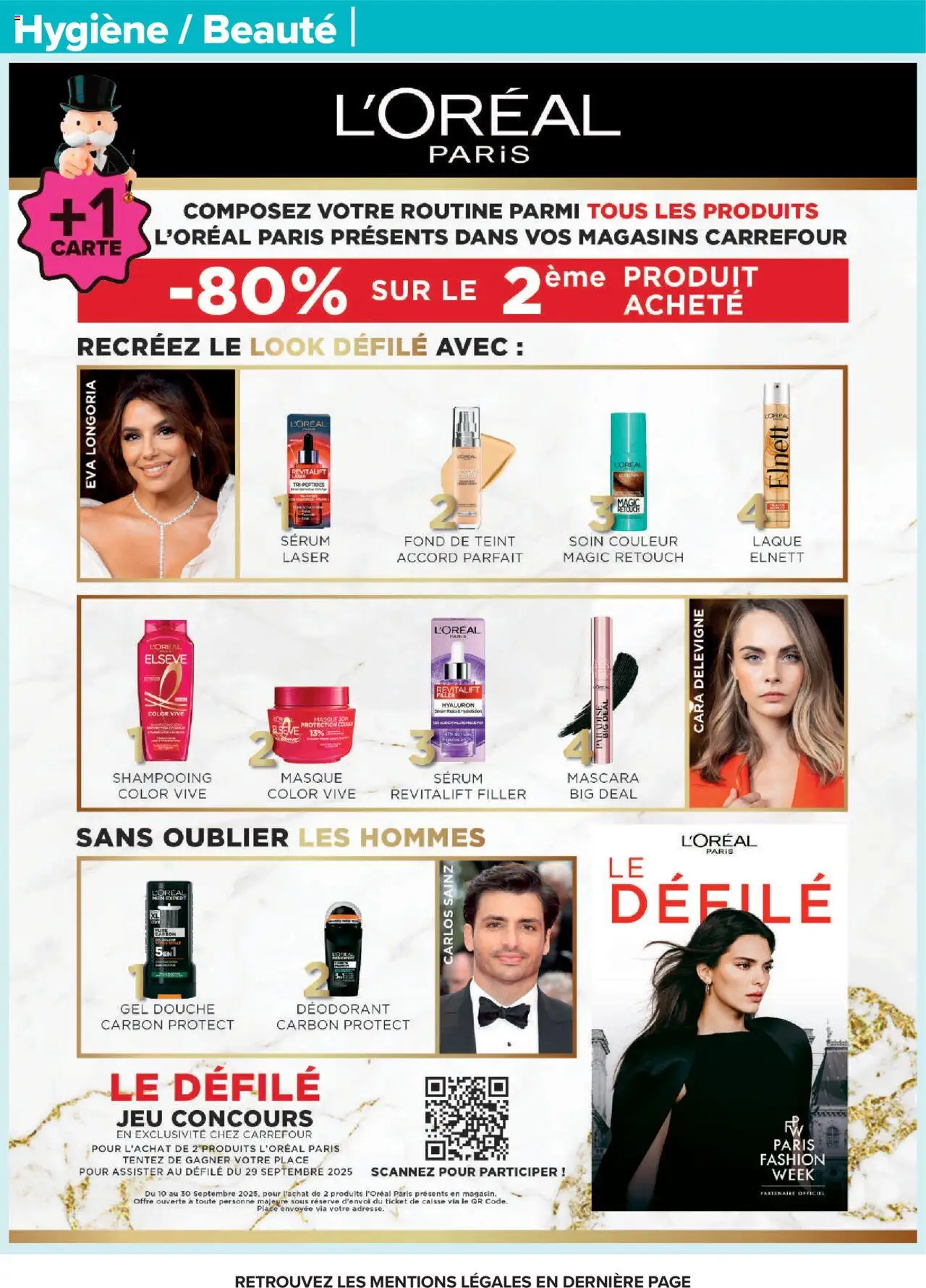  | Page: 60 | Produits: Mascara, Shampooing, Déodorant, Laque