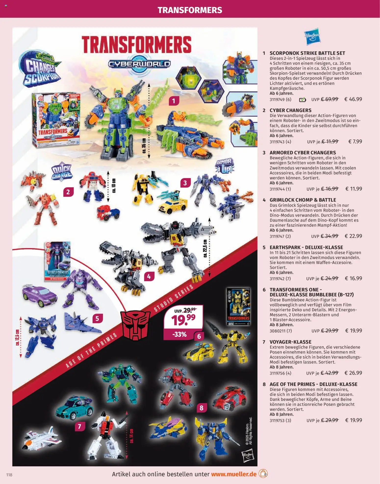 Müller Spielwarenkatalog – gültig ab 27.10.2025 | Seite: 118 | Produkte: Roboter