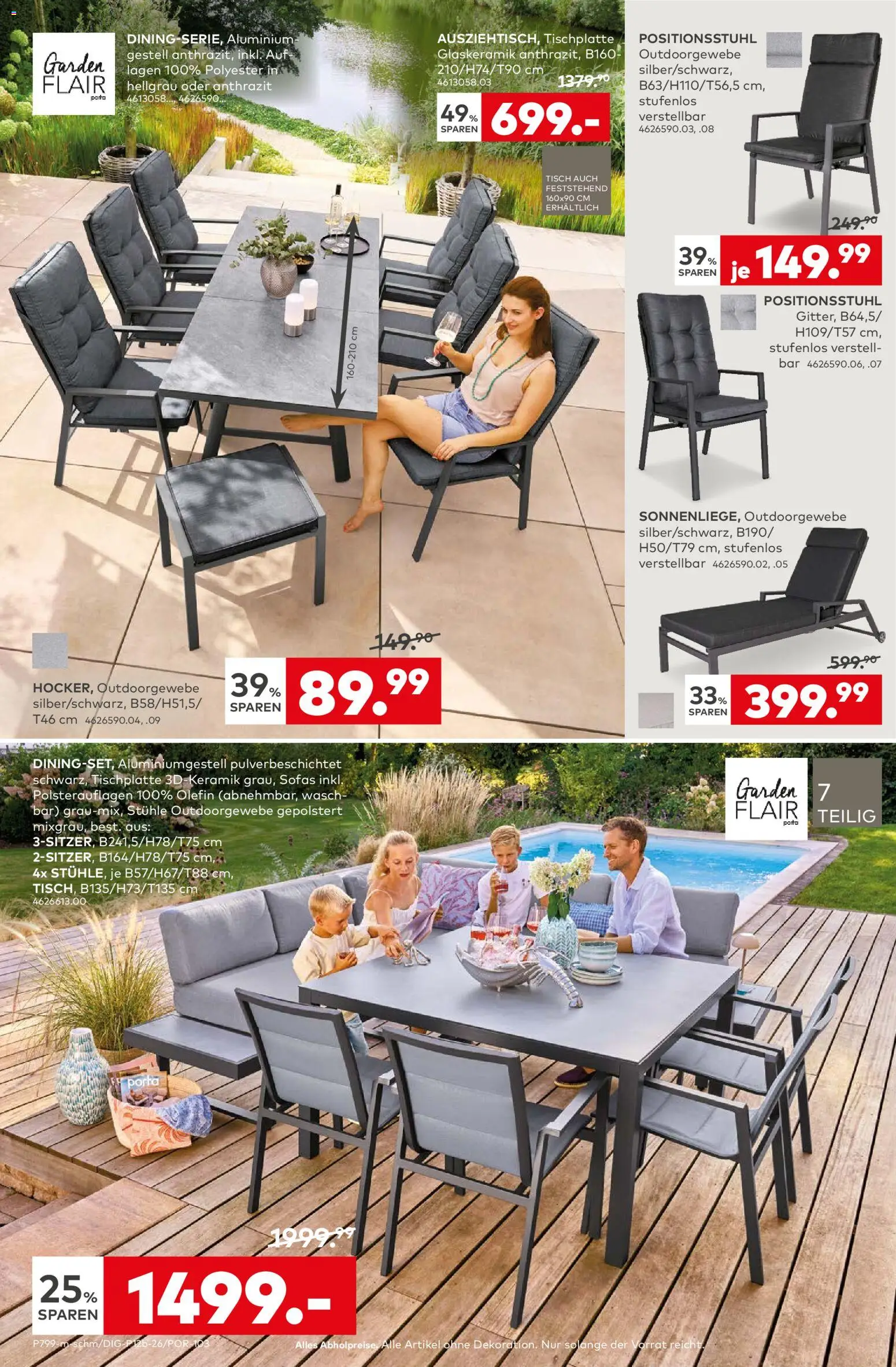 Porta! Prospekt garden Bad Vilbel-Dortelweil – gültig ab 09.03.2026 | Seite: 4 | Produkte: Tisch