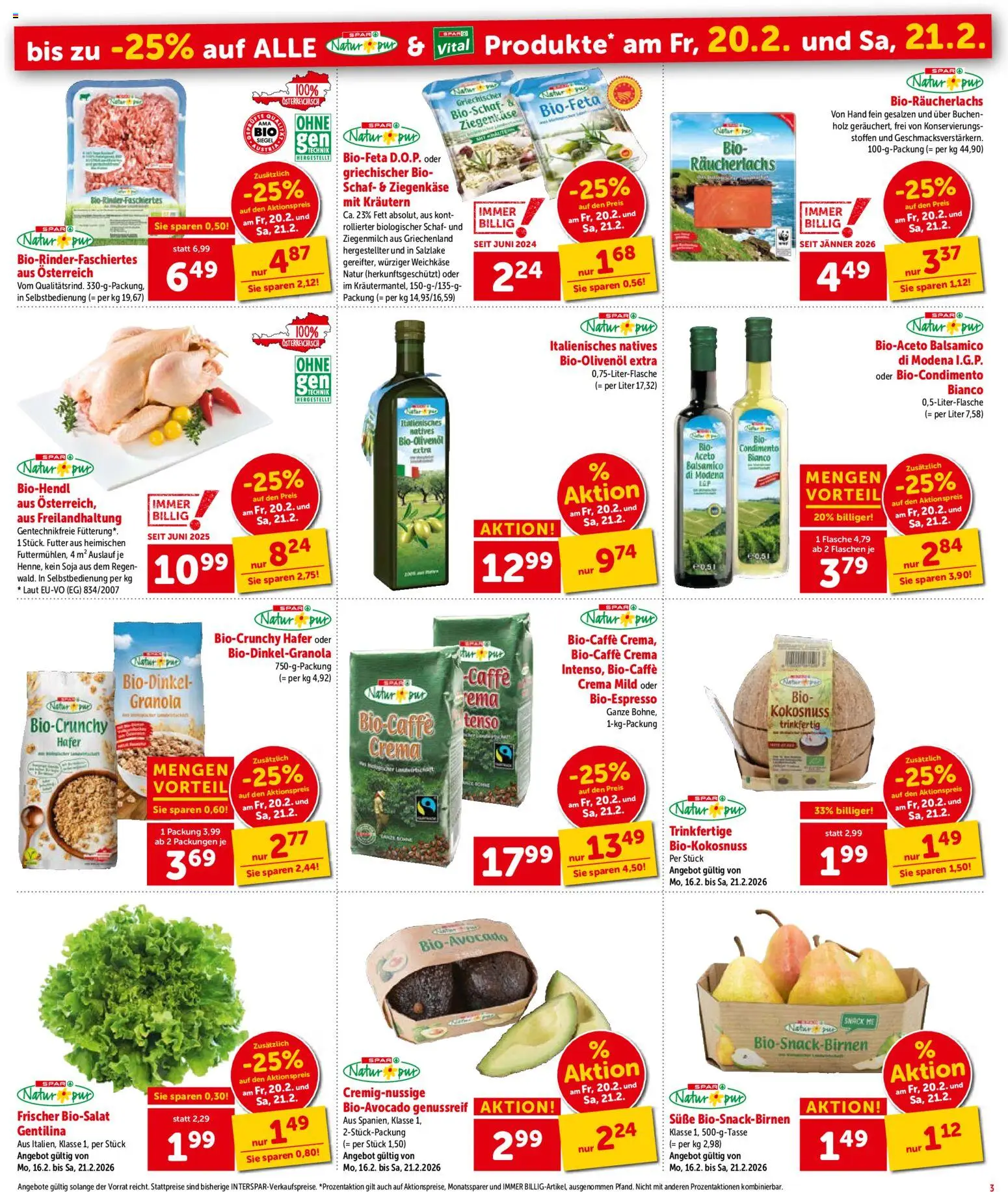 Interspar Flugblatt - Niederösterreich gültig ab 19.02.2026 | Seite: 3