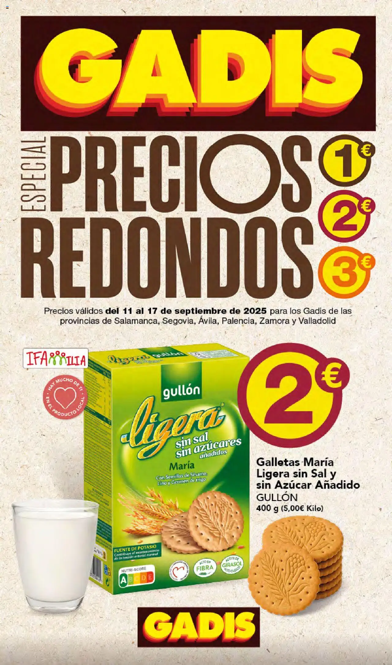 Gadis folleto │ válido desde el 11.09.2025 | Página: 1 | Productos: Galletas
