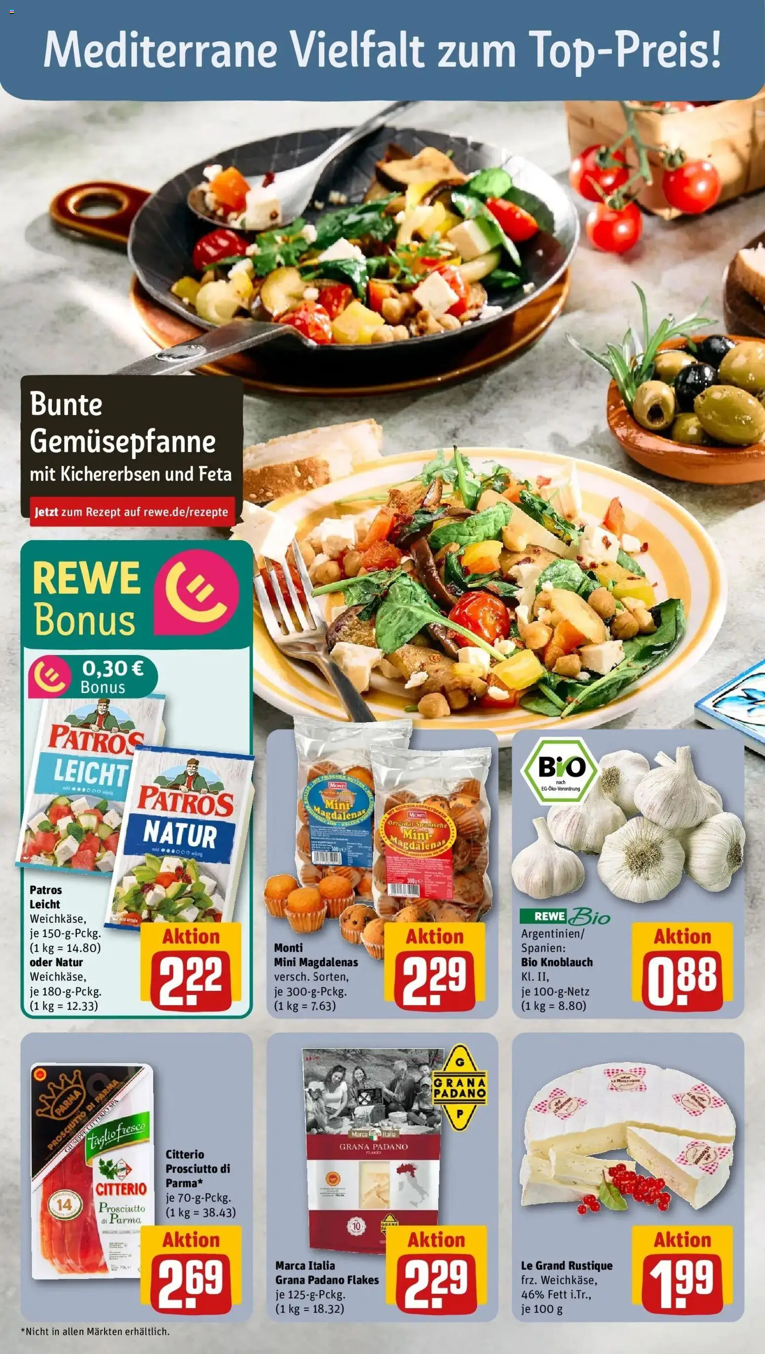 Rewe Prospekt Altötting	 – gültig ab 01.03.2026 | Seite: 10 | Produkte: Feta, Patros, Knoblauch