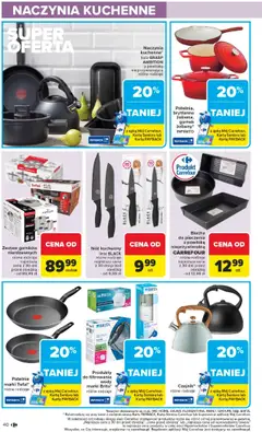 Carrefour Gazetka od 16.06.2025 | Strona: 42 | Produkty: Karta, Garnek żeliwny, Garnek, Tefal