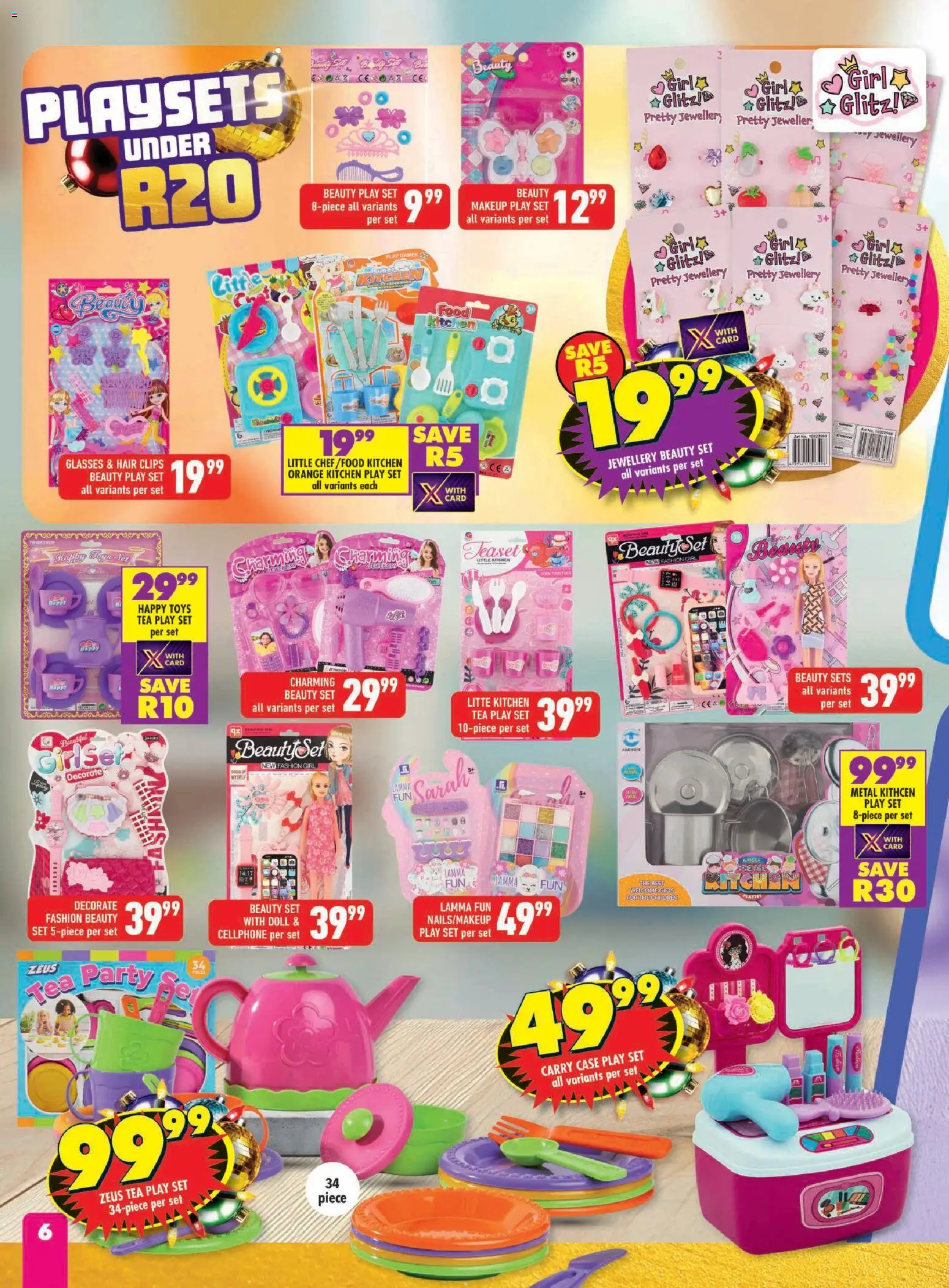 New Shoprite catalogue – valid from 24.11.2025 | Page: 6 | Products: Glasses, Games, Case, Tea