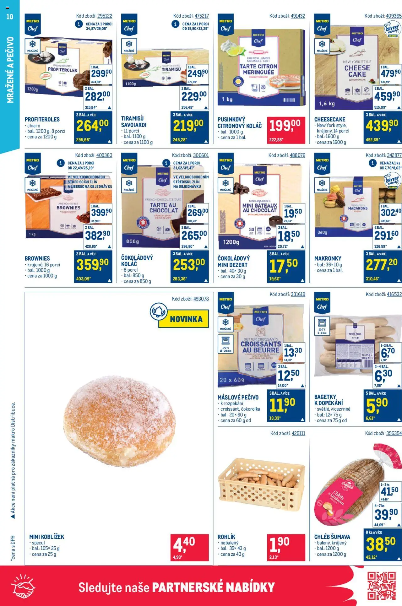 Makro leták - Gastronomie od 13.08.2025 | Strana: 10 | Produkty: Rohlík, Makronky, Pečivo, Citron