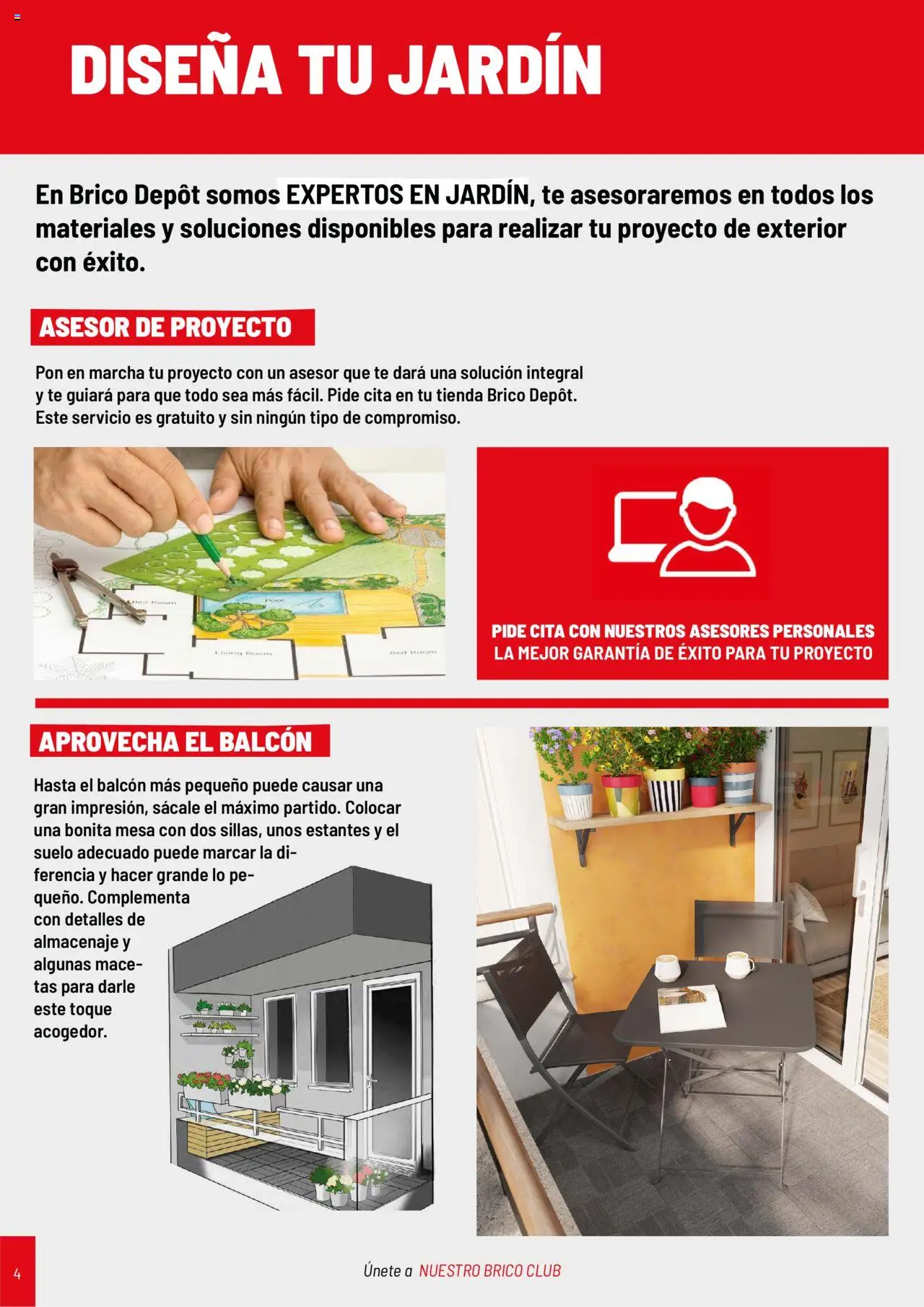 Brico Depôt Jardín │ válido desde el 25.04.2025 | Página: 4 | Productos: Té, Almacenaje, Mesa