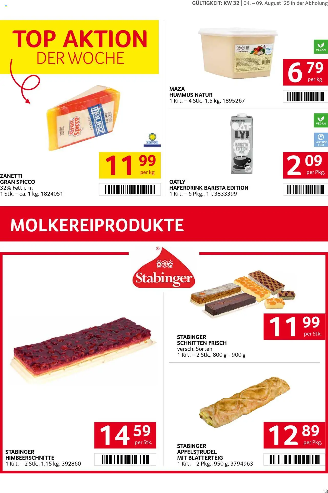 Transgourmet Flugblatt gültig ab 03.08.2025 | Seite: 12