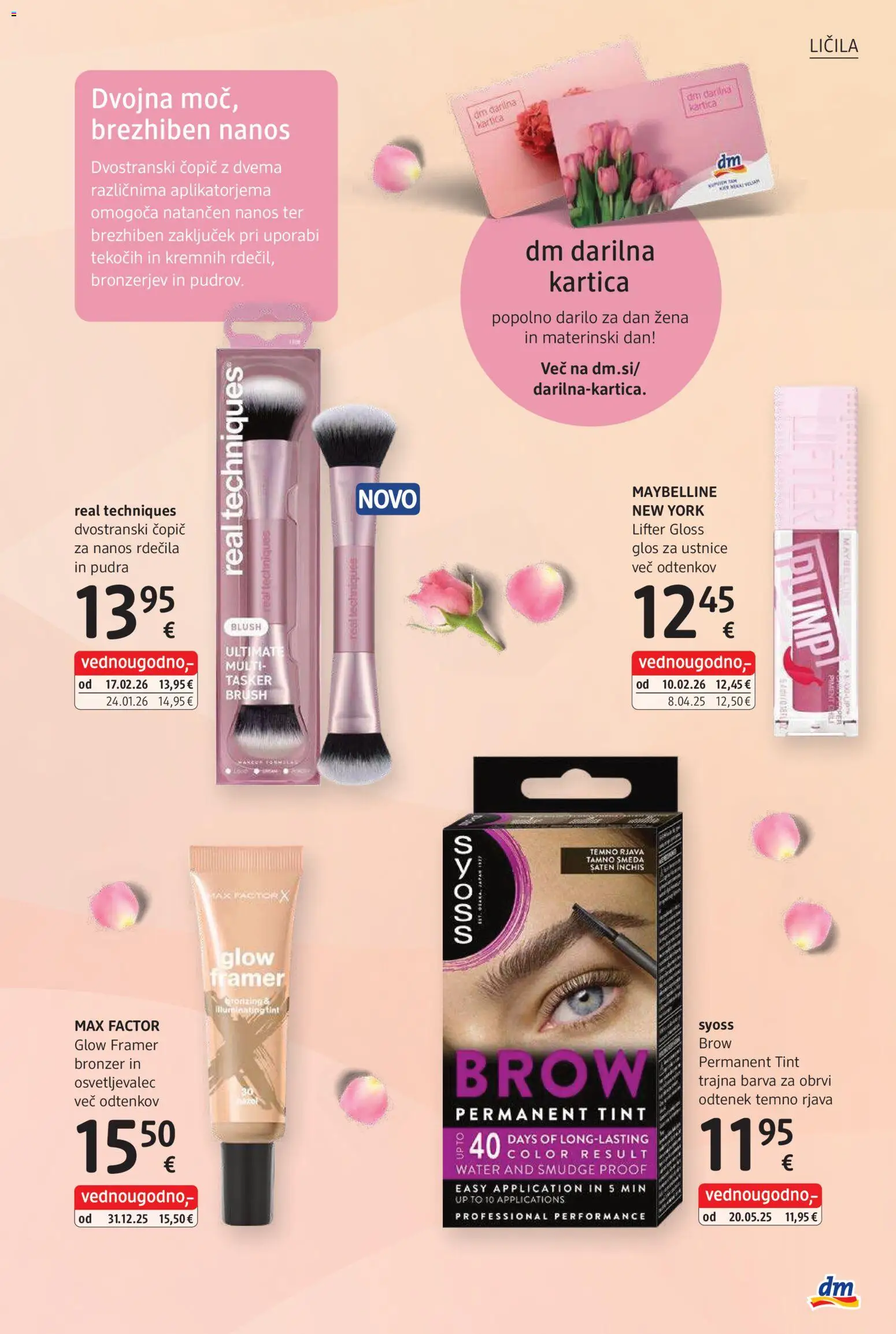 Novi DM Drogerie Markt katalog ponudbe – veljaven od 02.03.2026 | Stran: 13 | Izdelki: Glos za ustnice, Licila, Bronzer, Barva