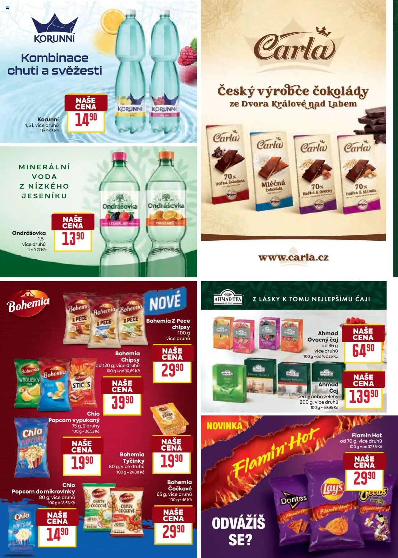 Billa leták - Partneři od 13.08.2025 | Strana: 20 | Produkty: Voda, Čaj, Horká čokoláda, Lay's