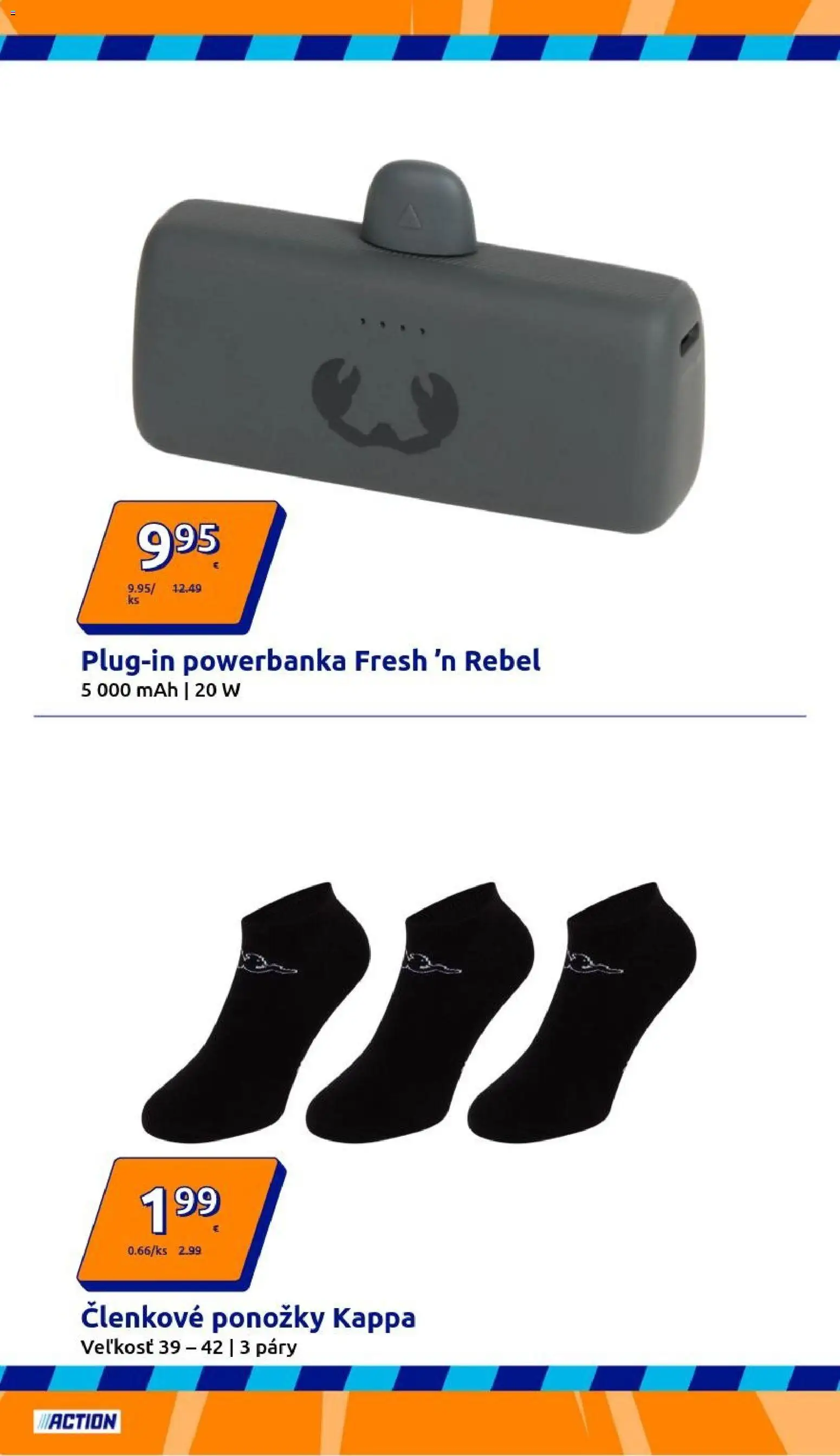 Nové Action akcie – leták je platný od 14.01.2026 | Strana: 10 | Produkty: Ponožky