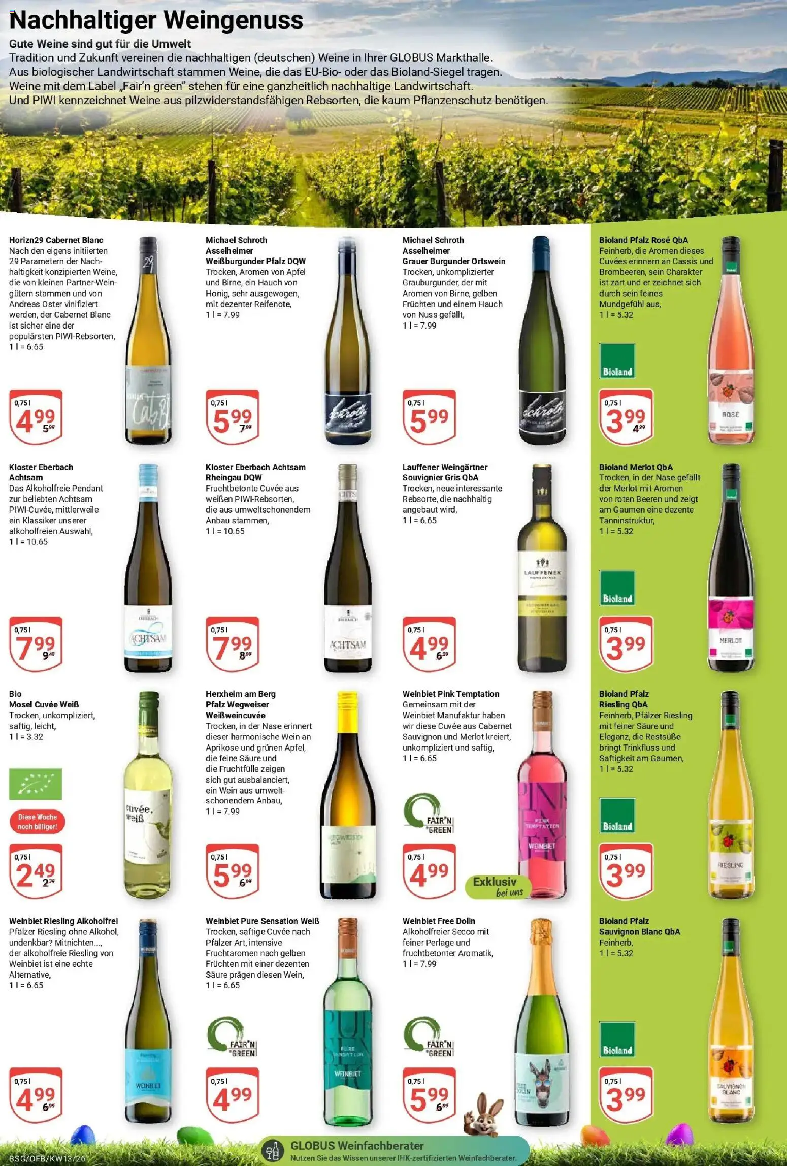 Globus prospekt Braunschweig	 – gültig ab 23.03.2026 | Seite: 21 | Produkte: Merlot, Äpfel, Wein