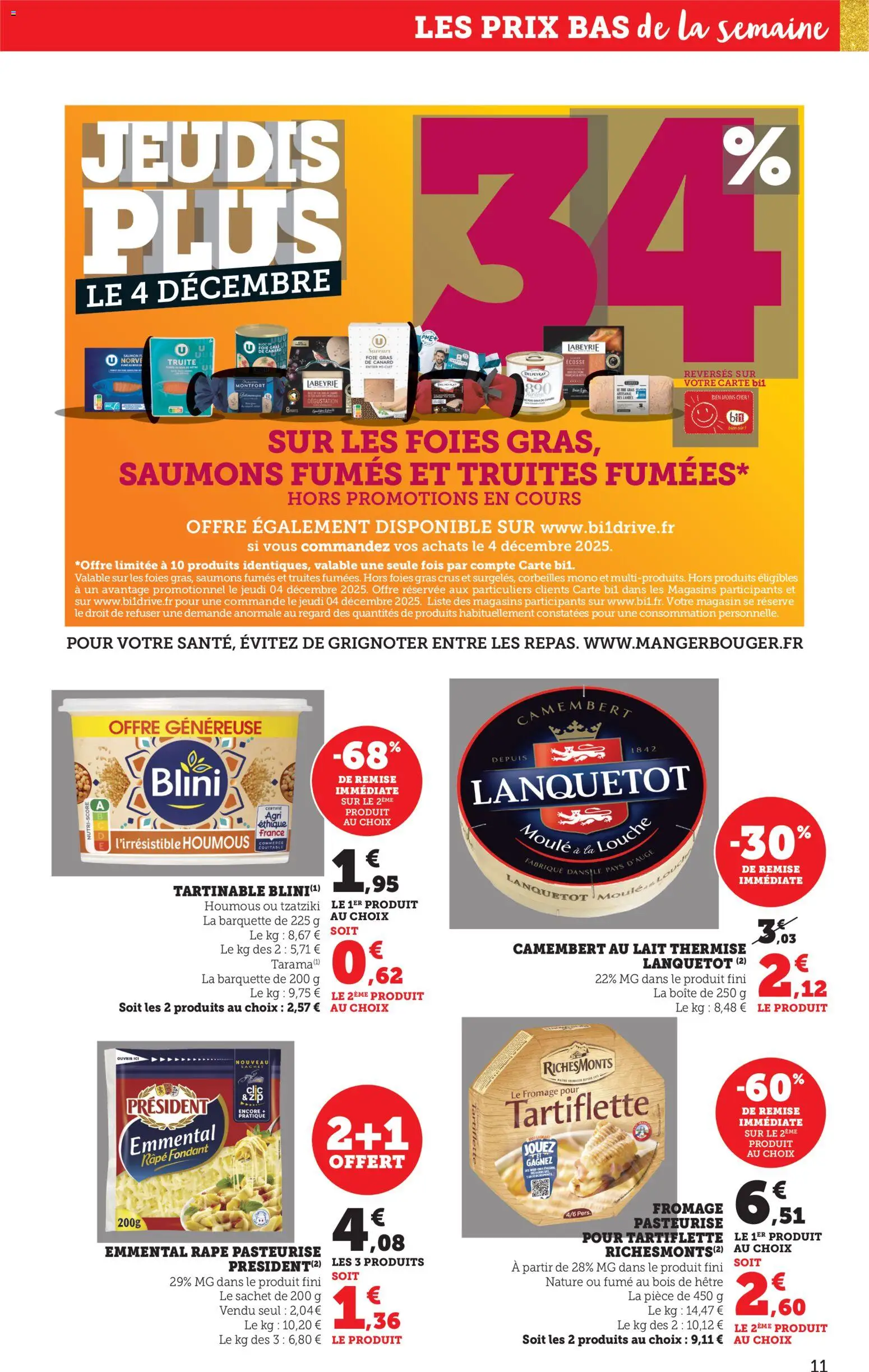 {H1} | Page: 12 | Produits: Foie Gras de Canard, Tartiflette, Saumon, Fromage pour tartiflette