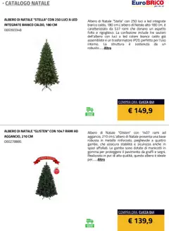 Anteprima del volantino Eurobrico Natale catalogo valido a partire dal 23.07.2025 | Pagina: 8 | Prodotti: Albero di natale, Pavimento