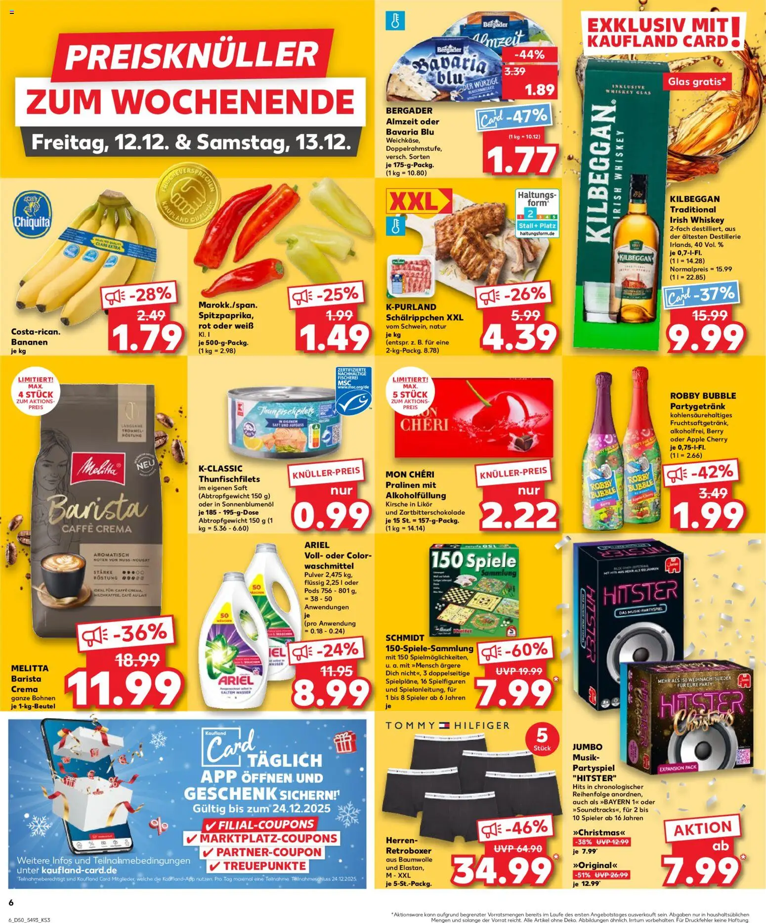 Kaufland prospekt Speyer	 – gültig ab 11.12.2025 | Seite: 6 | Produkte: Melitta, Likör, Saft, Whiskey