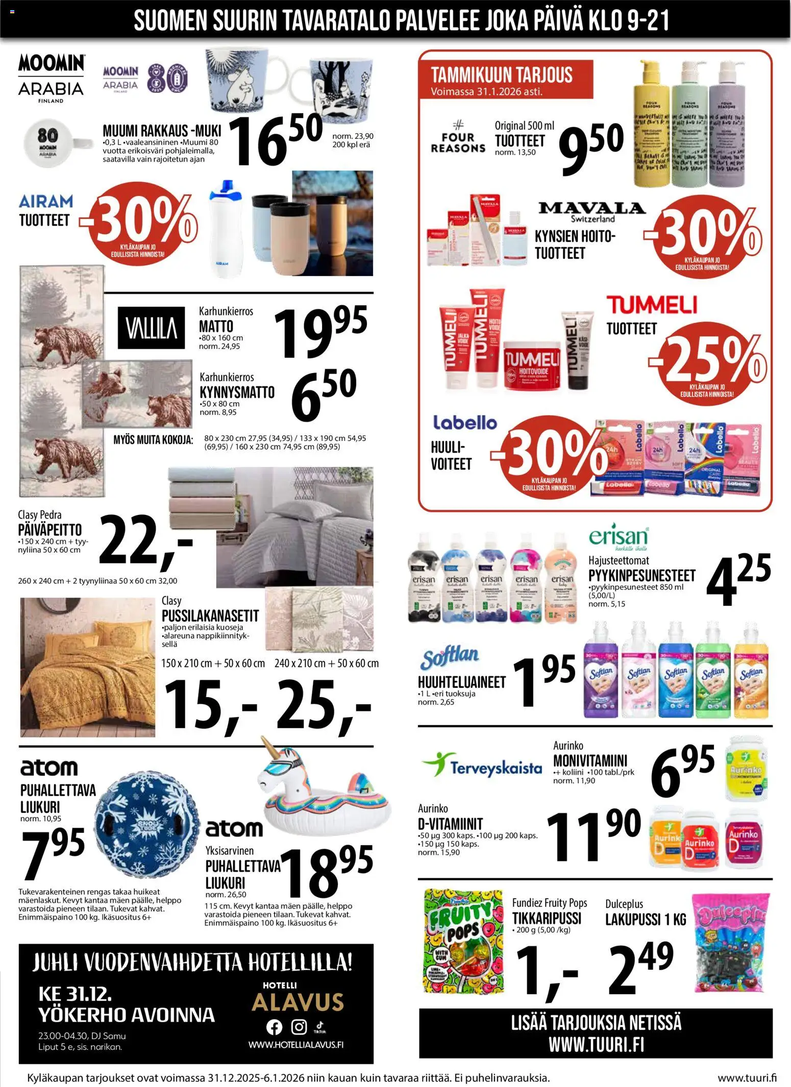 Tuuri tarjoukset – voimassa 31.12.2025 alkaen | Sivu: 2