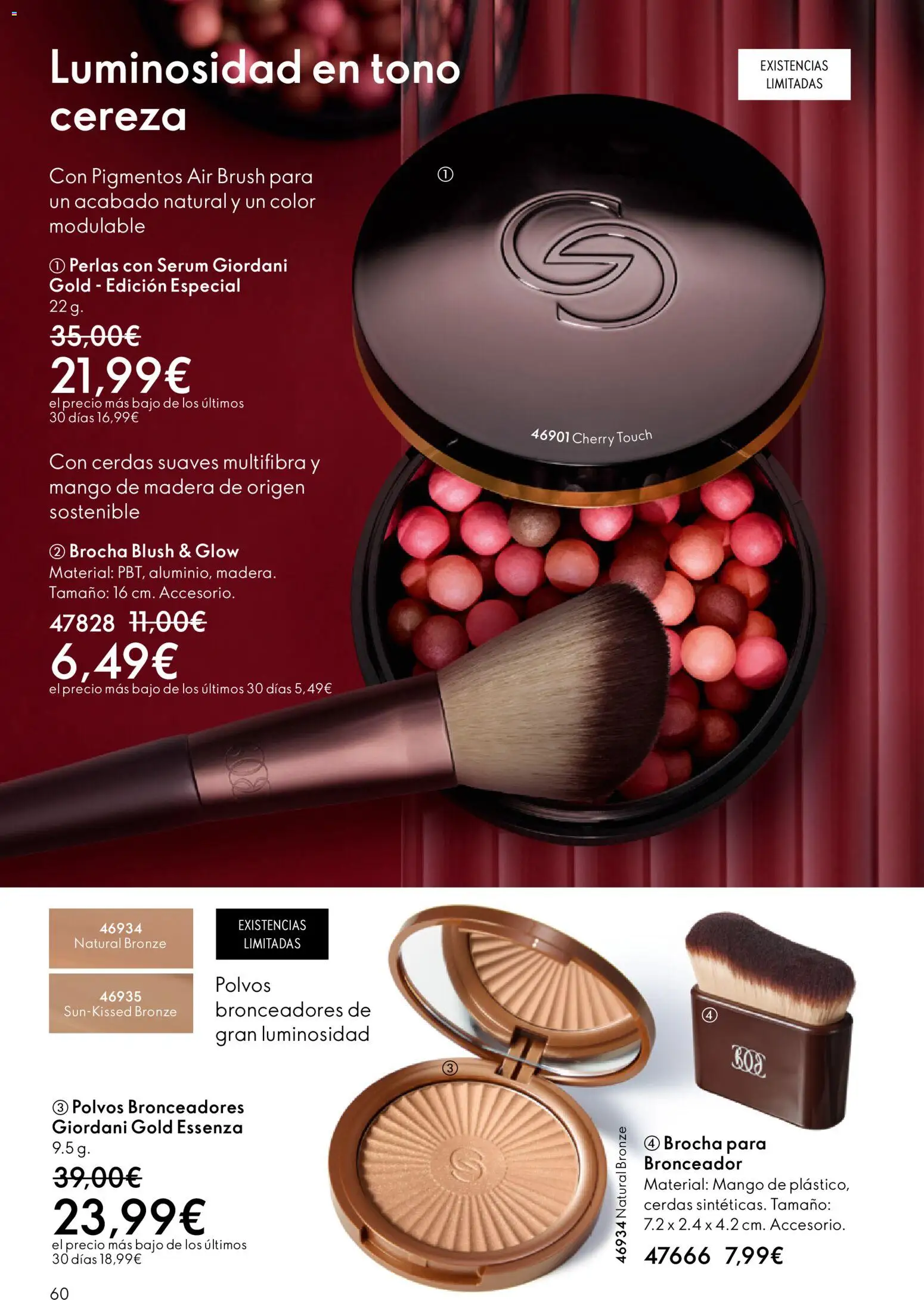 Oriflame - Catálogo Campaña 17 │ válido desde el 10.12.2025 | Página: 60 | Productos: Bronceador, Sérum, Ρούτερ, Brocha